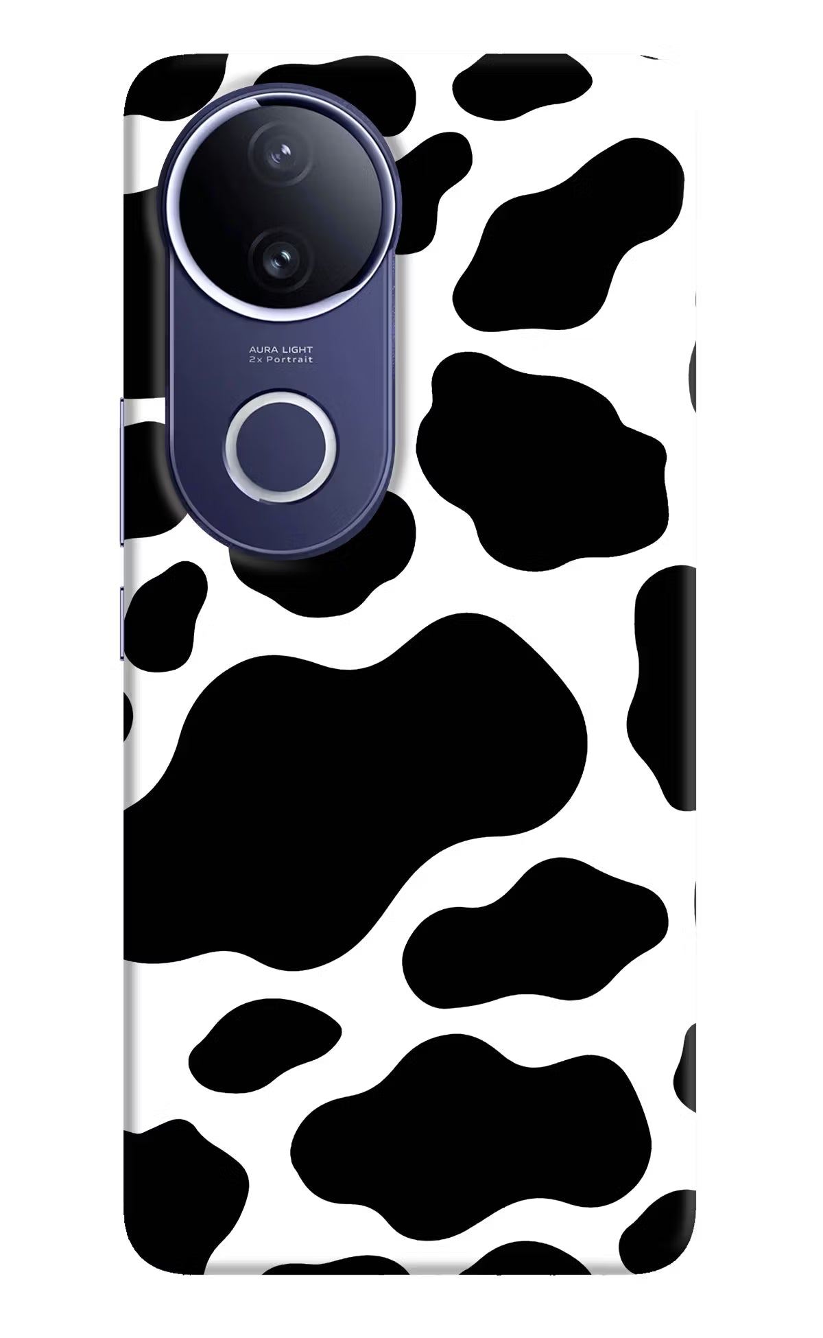 Cow Spots Vivo V50e 5G Back Cover - Cow Spots Vivo V50e 5G Hard Case Back Cover by Casekaro Cow Spots Vivo V50e 5G Hard Case Back Cover by Casekaro