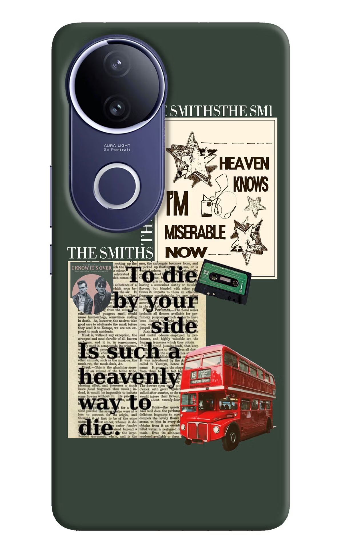 The Smiths Vivo V50e 5G Back Cover - The Smiths Vivo V50e 5G Hard Case Back Cover by Casekaro The Smiths Vivo V50e 5G Hard Case Back Cover by Casekaro