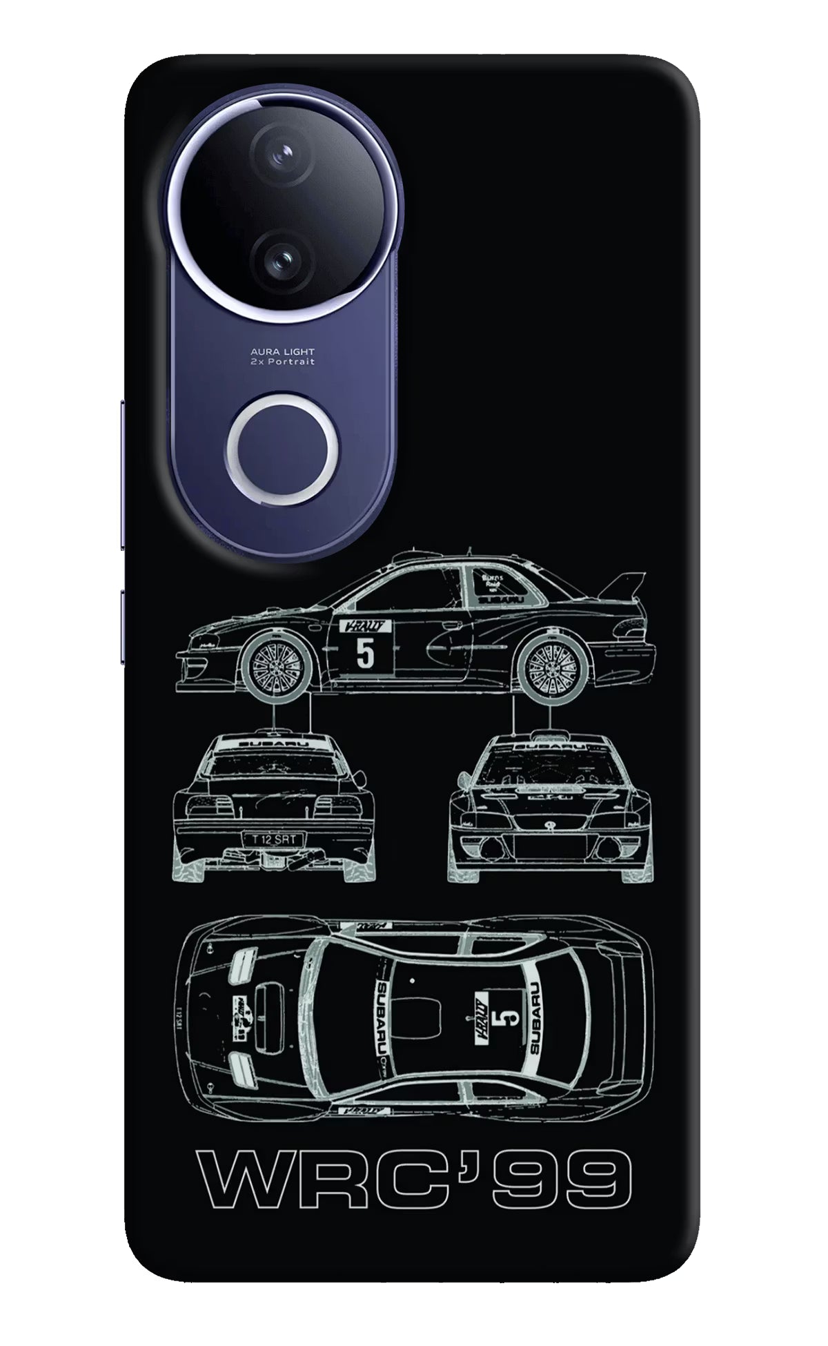WRC'99 Vivo V50e 5G Back Cover - WRC'99 Vivo V50e 5G Hard Case Back Cover by Casekaro WRC'99 Vivo V50e 5G Hard Case Back Cover by Casekaro