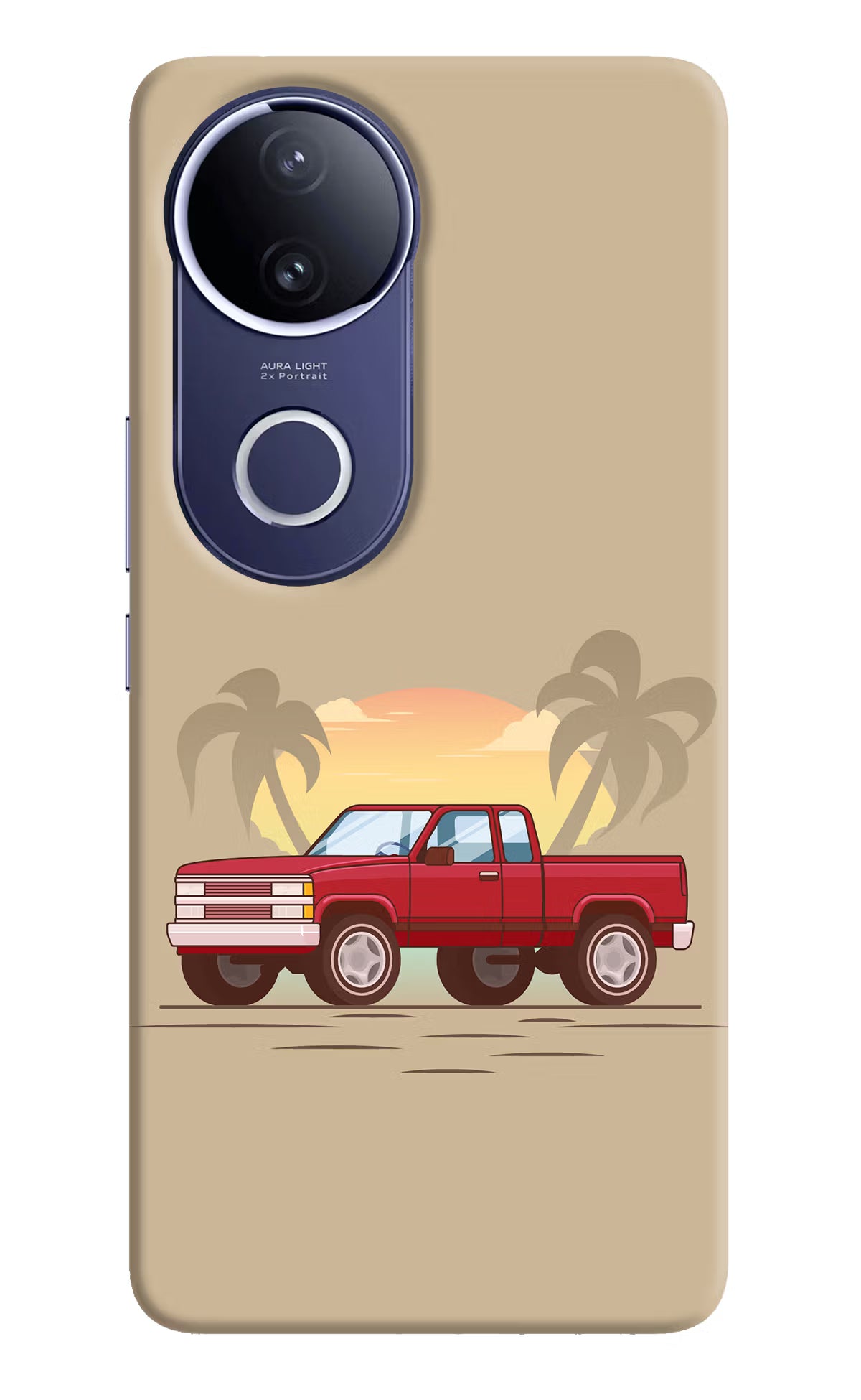 Desert Classic Drive Vivo V50e 5G Back Cover - Desert Classic Drive Vivo V50e 5G Hard Case Back Cover by Casekaro Desert Classic Drive Vivo V50e 5G Hard Case Back Cover by Casekaro