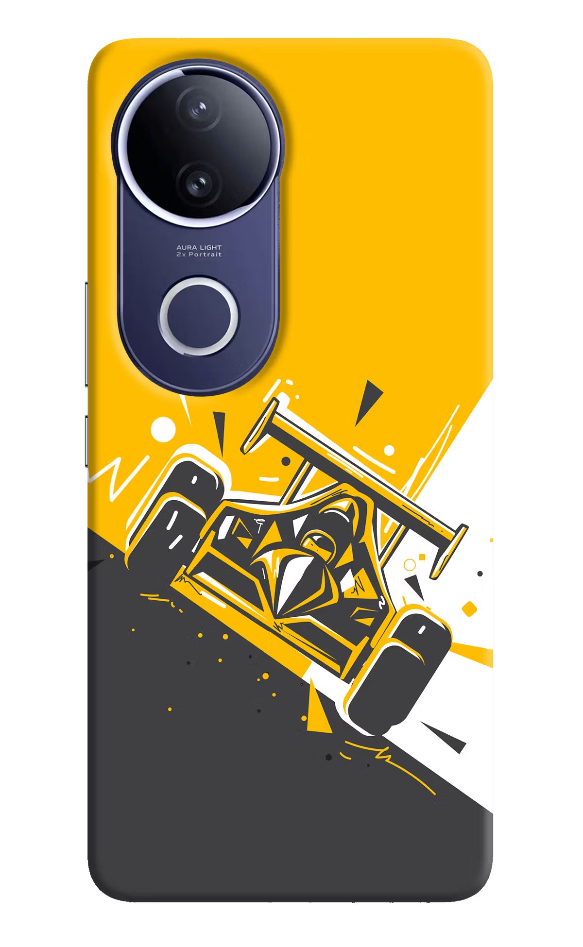 Track King Vivo V50e 5G Back Cover - Track King Vivo V50e 5G Hard Case Back Cover by Casekaro Track King Vivo V50e 5G Hard Case Back Cover by Casekaro