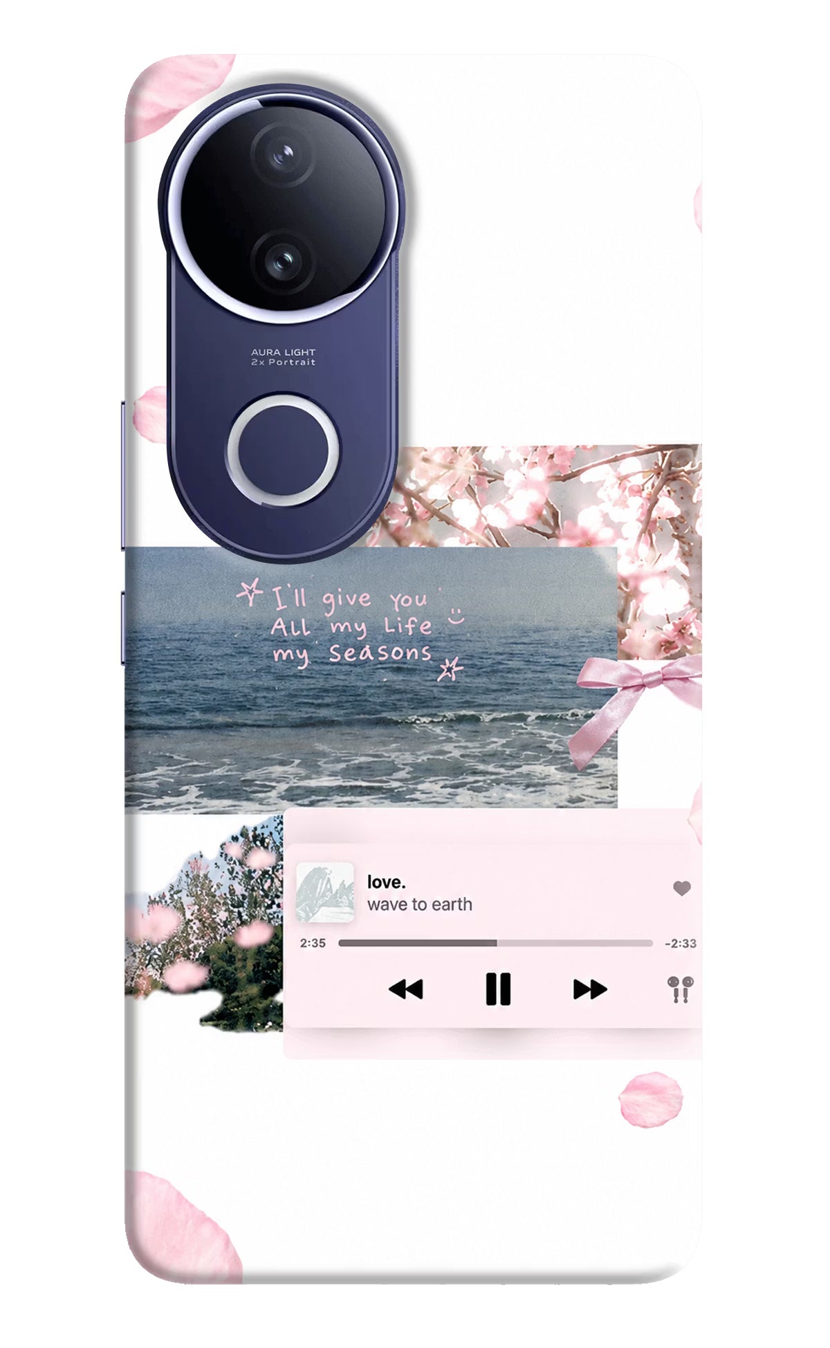 Wave to earth Vivo V50e 5G Back Cover - Wave to earth Vivo V50e 5G Back Cover Wave to earth Vivo V50e 5G Back Cover