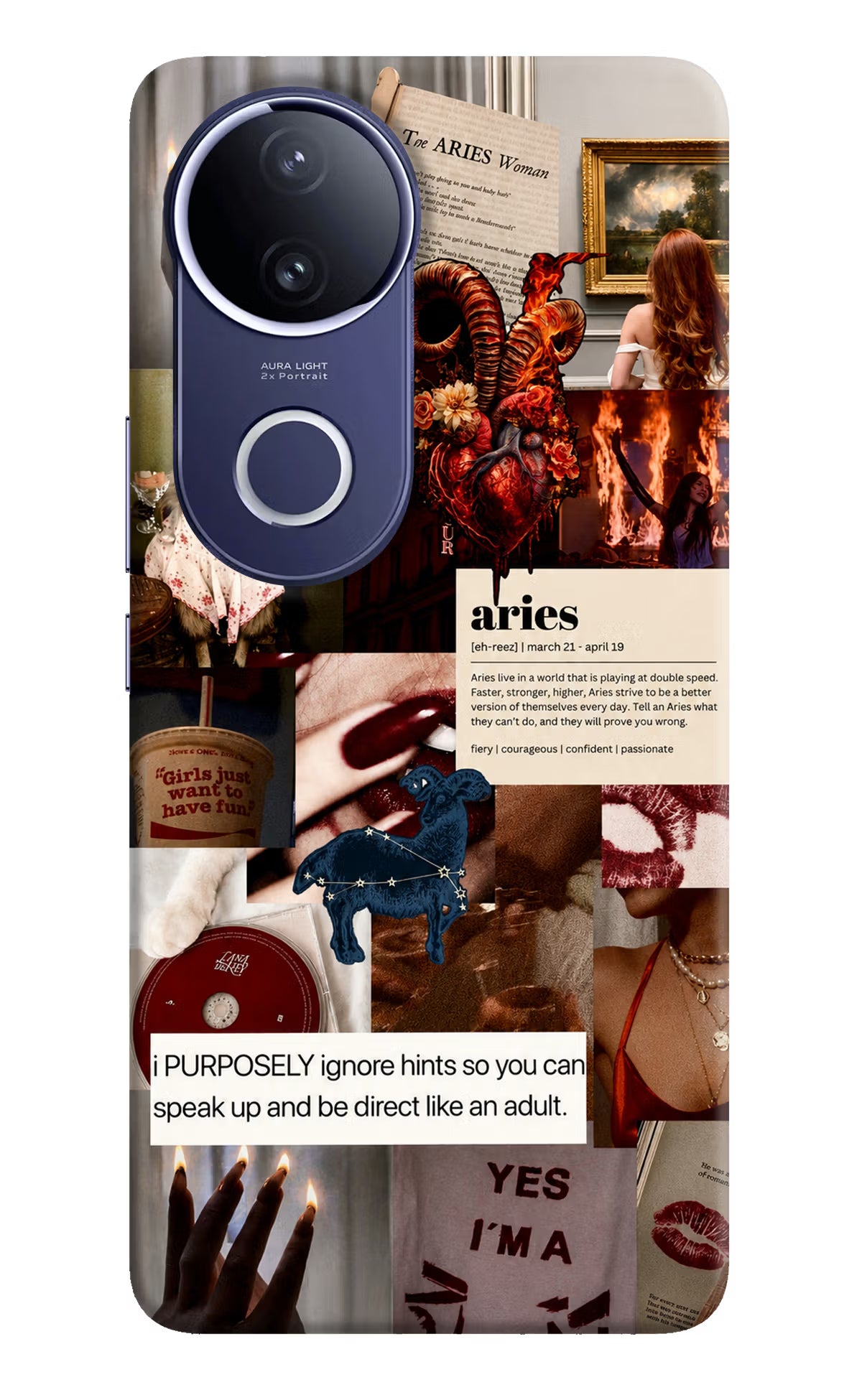 Zodiac Aries Vivo V50e 5G Back Cover - Zodiac Aries Vivo V50e 5G Back Cover Zodiac Aries Vivo V50e 5G Back Cover