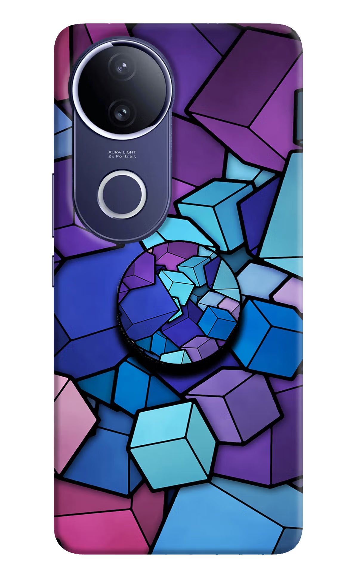 Cubic Abstract Vivo V50e 5G Pop Case - Cubic Abstract Vivo V50e 5G Pop Case by Casekaro Cubic Abstract Vivo V50e 5G Pop Case by Casekaro
