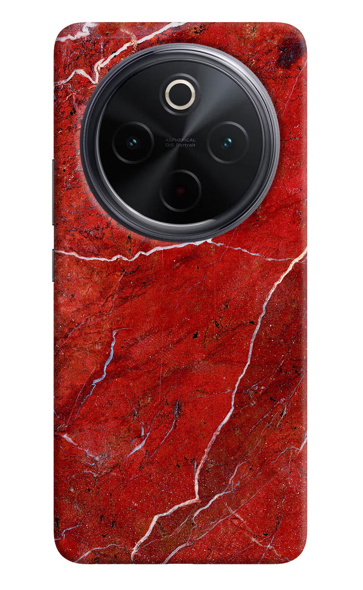 Red Marble Design iQOO Z10 5G Back Cover - Red Marble Design iQOO Z10 5G Hard Case Back Cover by Casekaro Red Marble Design iQOO Z10 5G Hard Case Back Cover by Casekaro
