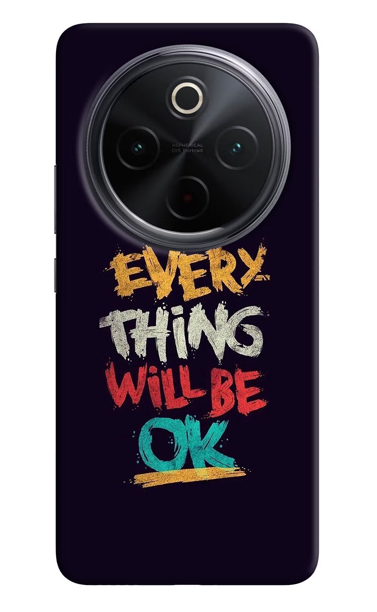 Everything Will Be Ok iQOO Z10 5G Back Cover - Everything Will Be Ok iQOO Z10 5G Hard Case Back Cover by Casekaro Everything Will Be Ok iQOO Z10 5G Hard Case Back Cover by Casekaro