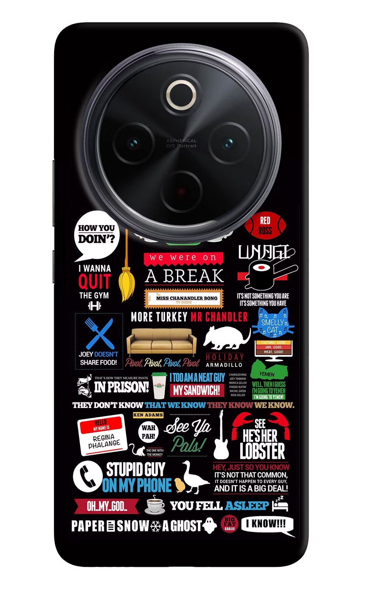 FRIENDS iQOO Z10 5G Back Cover - FRIENDS iQOO Z10 5G Hard Case Back Cover by Casekaro FRIENDS iQOO Z10 5G Hard Case Back Cover by Casekaro