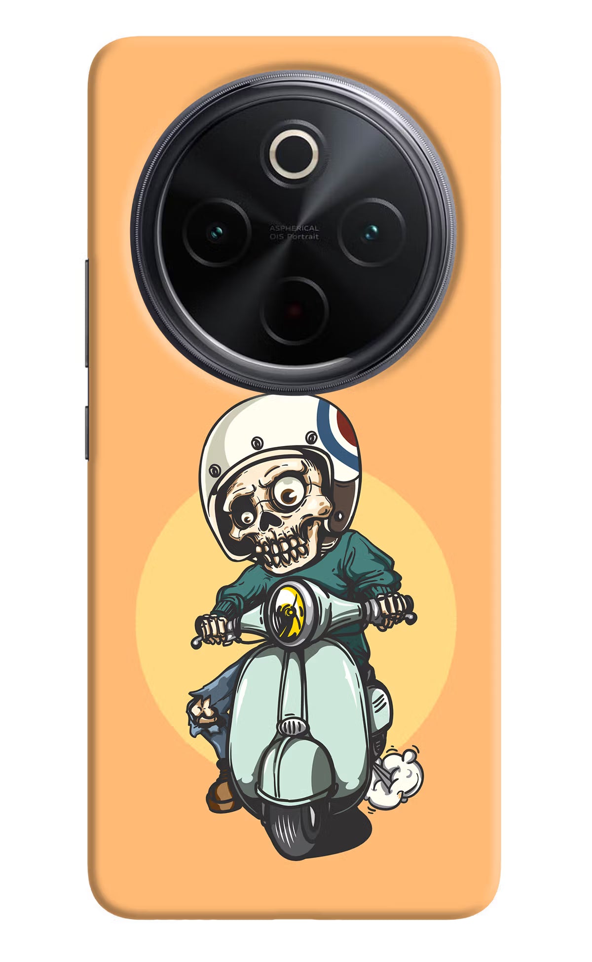 Undead Biker iQOO Z10 5G Back Cover - Undead Biker iQOO Z10 5G Hard Case Back Cover by Casekaro Undead Biker iQOO Z10 5G Hard Case Back Cover by Casekaro