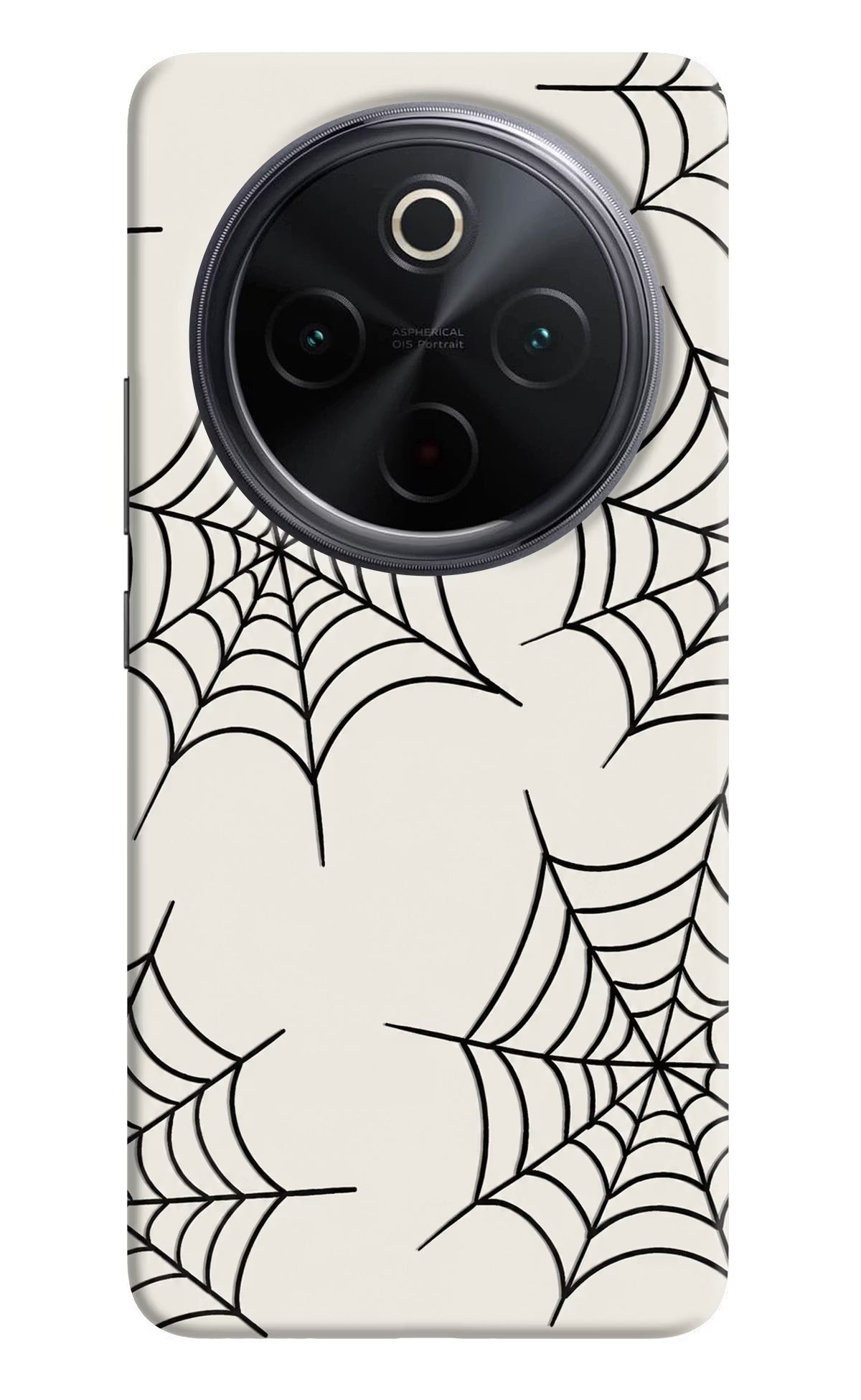 Spider Web iQOO Z10 5G Back Cover - Spider Web iQOO Z10 5G Hard Case Back Cover by Casekaro Spider Web iQOO Z10 5G Hard Case Back Cover by Casekaro