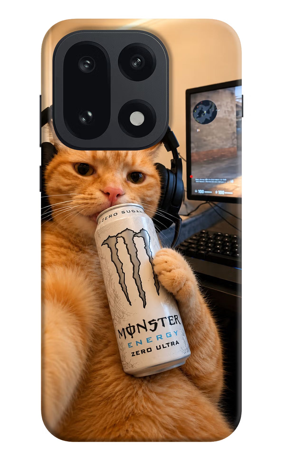 Gamer Cat Energy OnePlus 15 Back Cover - Gamer Cat Energy OnePlus 15 Back Cover Gamer Cat Energy OnePlus 15 Back Cover