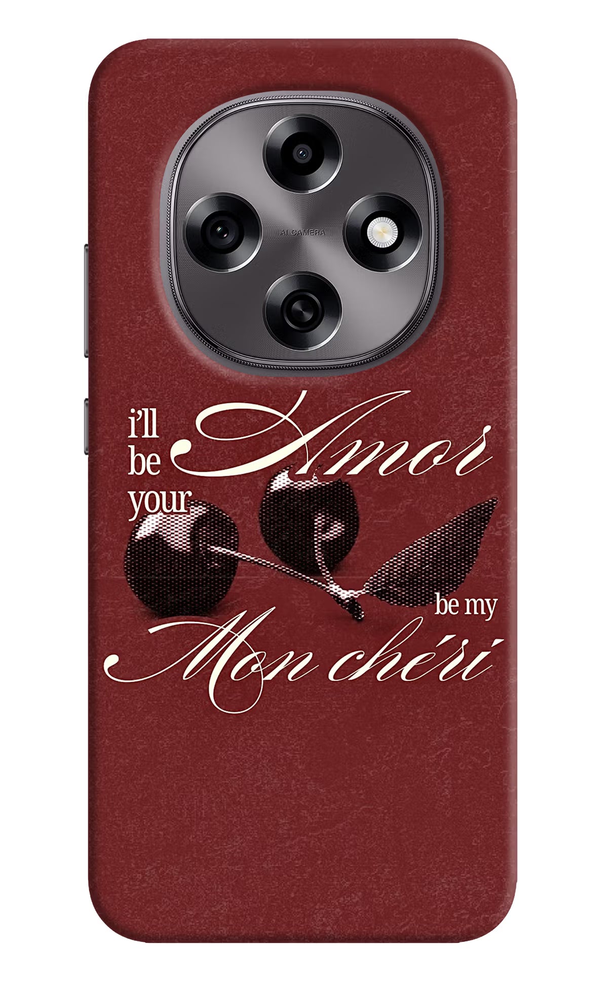 Velvet Cherry Oppo F31 Pro 5G Back Cover - Velvet Cherry Oppo F31 Pro 5G Back Cover Velvet Cherry Oppo F31 Pro 5G Back Cover