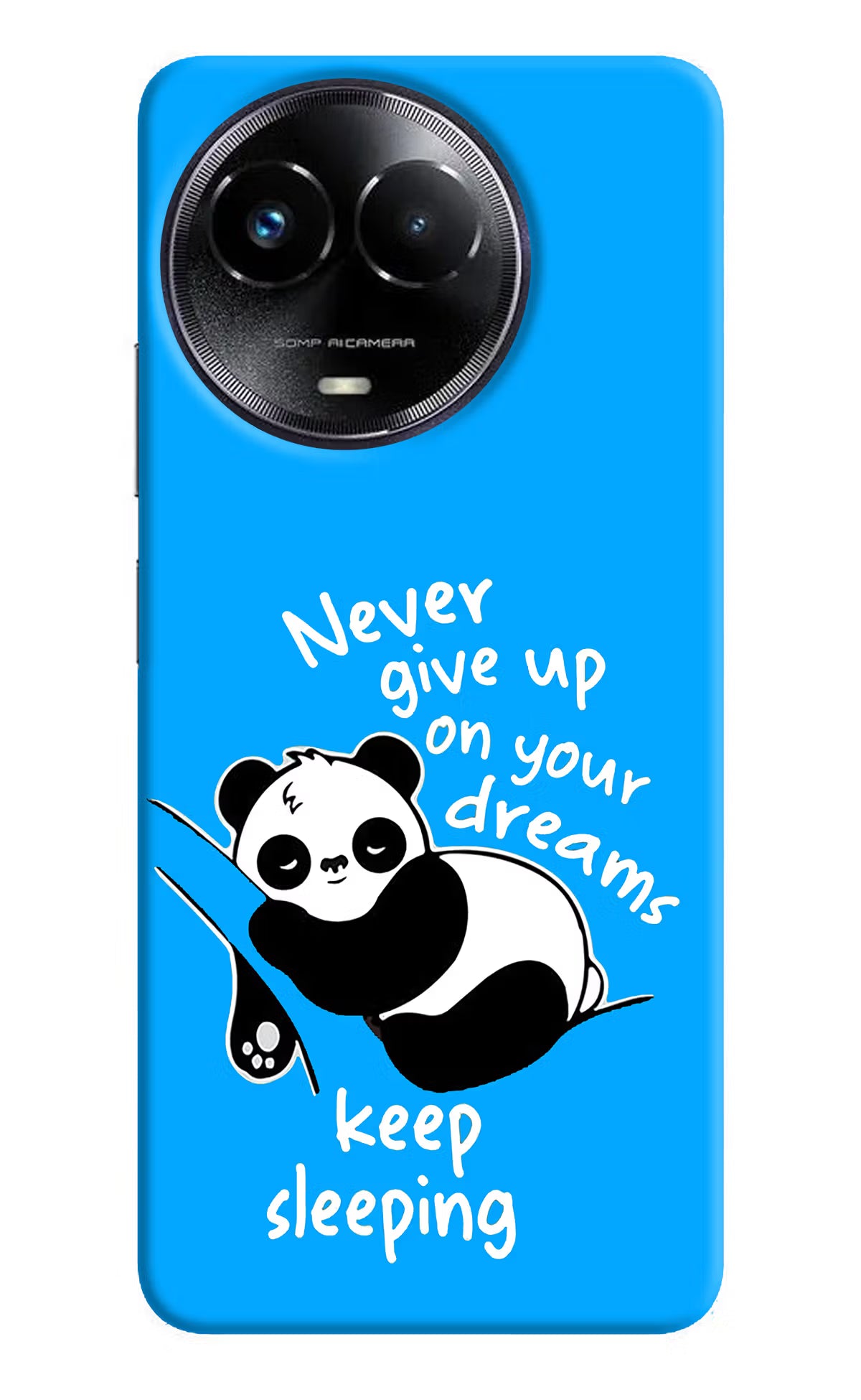 Keep Sleeping Realme Narzo 60x Back Cover - Keep Sleeping Realme Narzo 60x Hard Case Back Cover by Casekaro Keep Sleeping Realme Narzo 60x Hard Case Back Cover by Casekaro