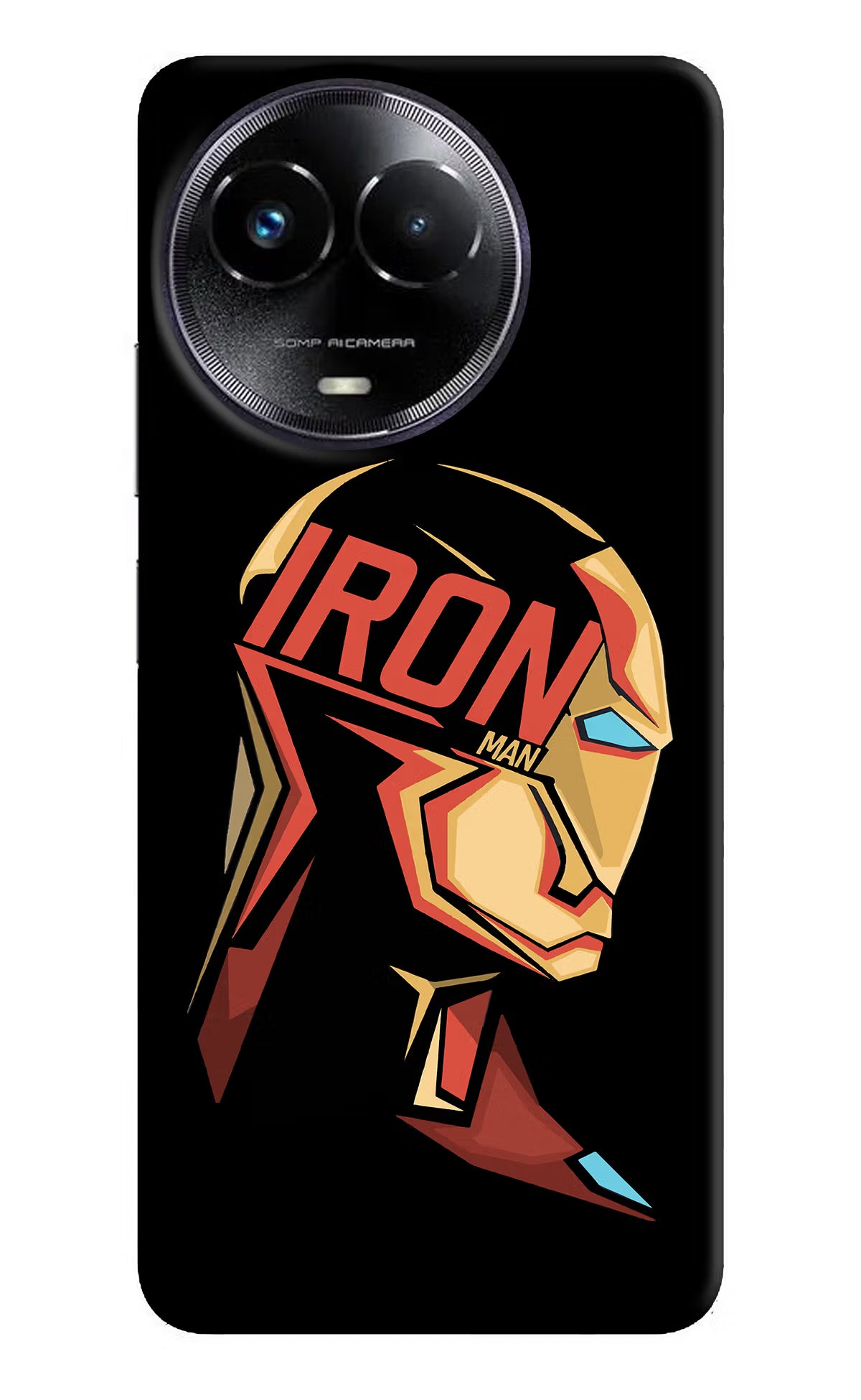 IronMan Realme Narzo 60x Back Cover - IronMan Realme Narzo 60x Hard Case Back Cover by Casekaro IronMan Realme Narzo 60x Hard Case Back Cover by Casekaro
