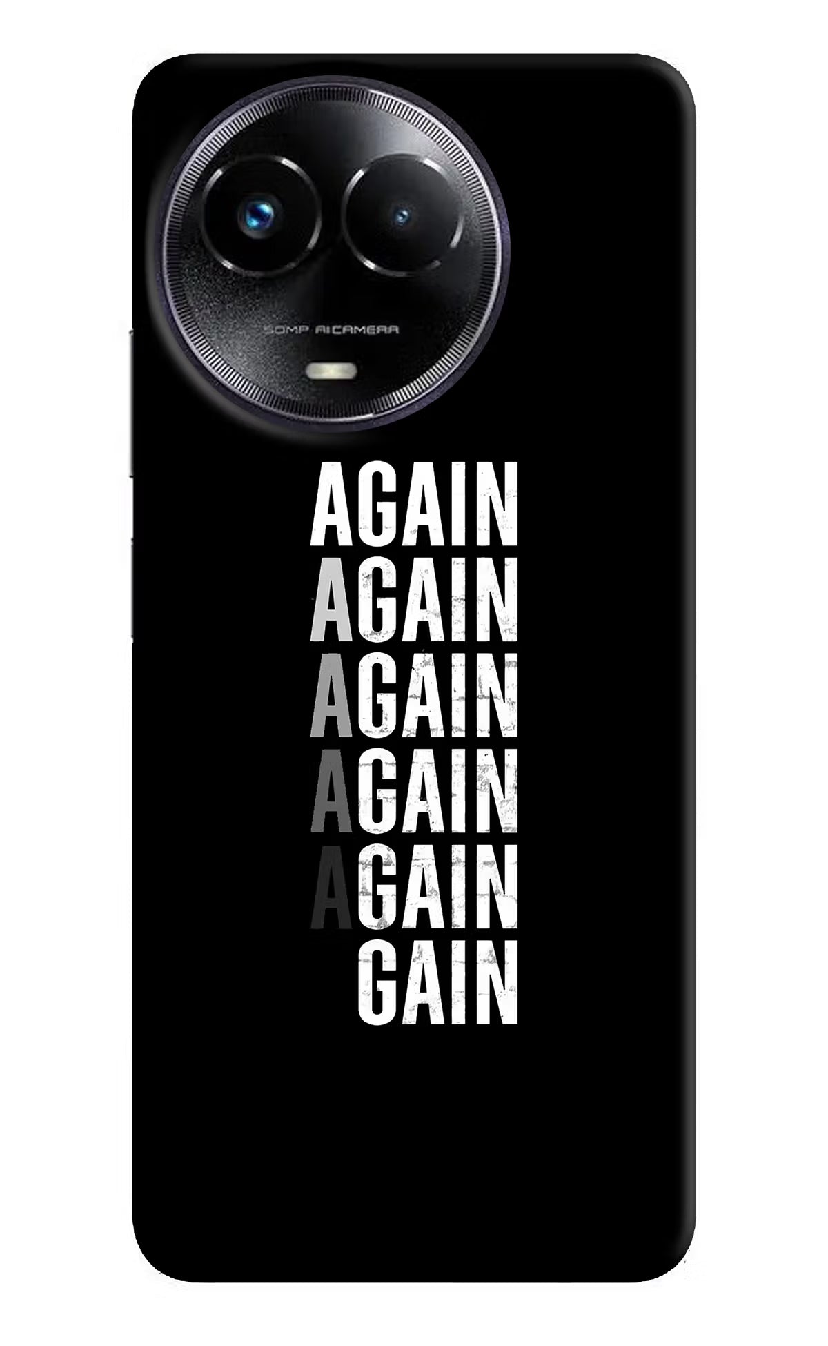 Again Again Gain Realme Narzo 60x Back Cover - Again Again Gain Realme Narzo 60x Hard Case Back Cover by Casekaro Again Again Gain Realme Narzo 60x Hard Case Back Cover by Casekaro