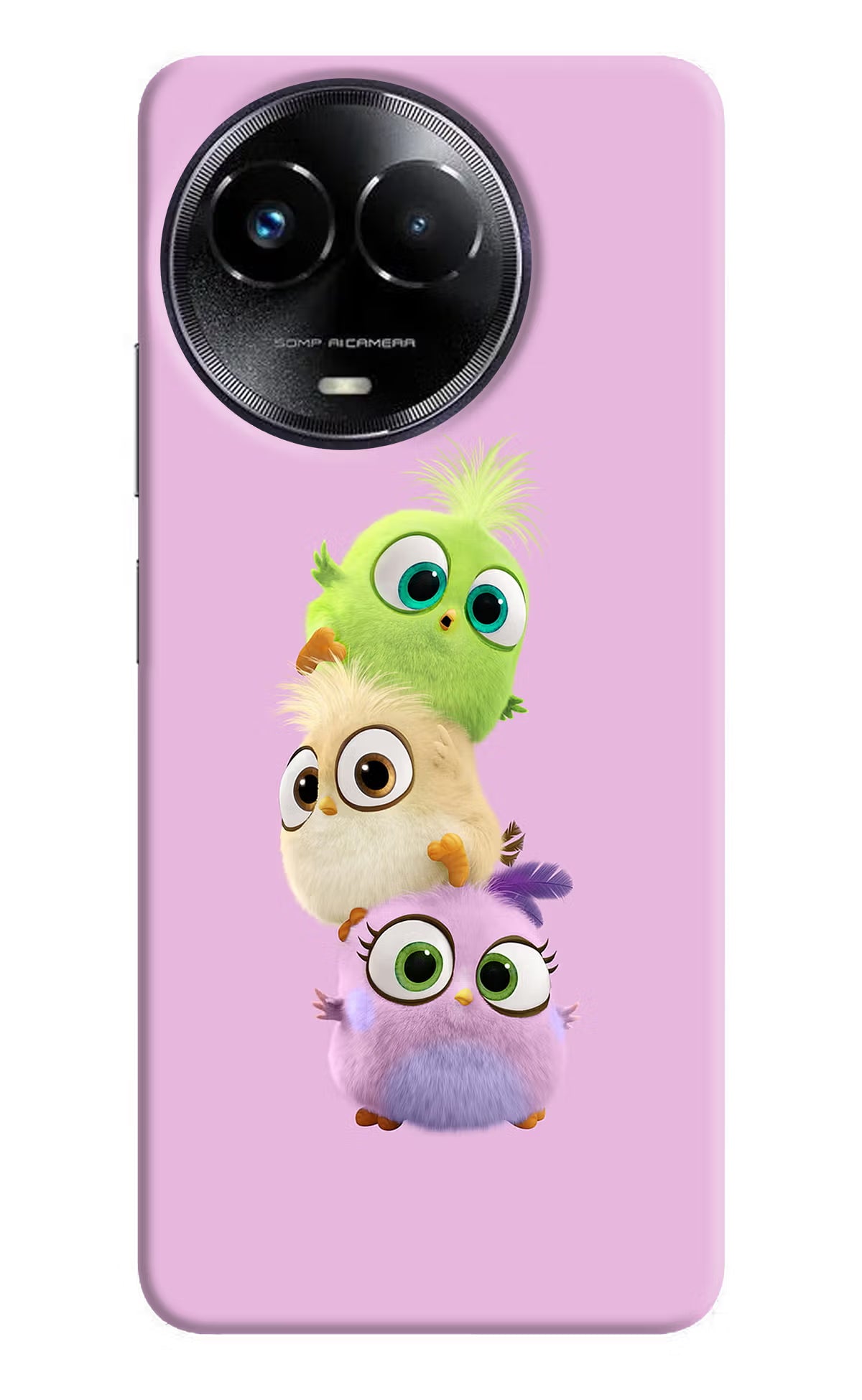 Cute Little Birds Realme Narzo 60x Back Cover - Cute Little Birds Realme Narzo 60x Hard Case Back Cover by Casekaro Cute Little Birds Realme Narzo 60x Hard Case Back Cover by Casekaro