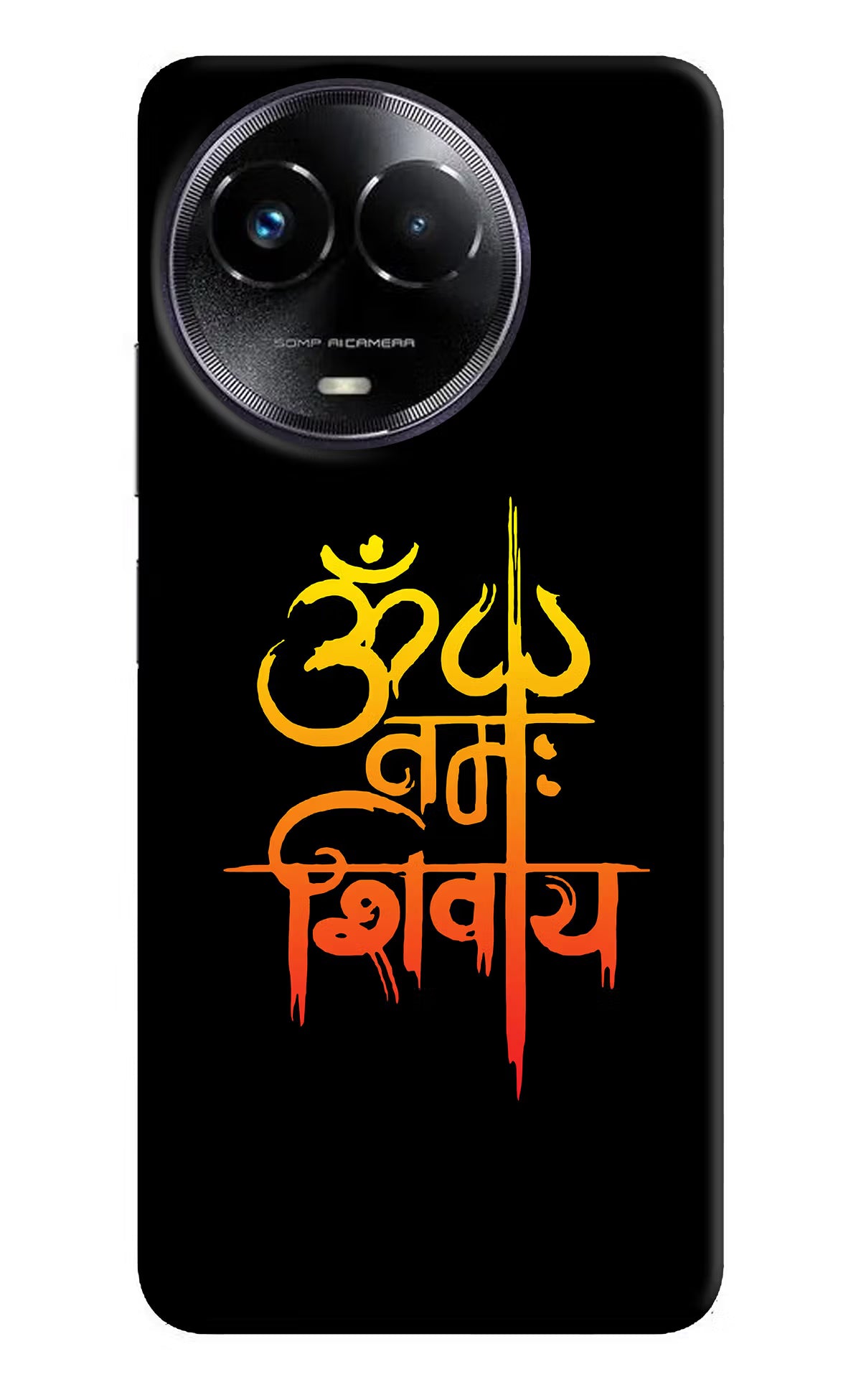 Om Namah Shivay Realme Narzo 60x Back Cover - Om Namah Shivay Realme Narzo 60x Hard Case Back Cover by Casekaro Om Namah Shivay Realme Narzo 60x Hard Case Back Cover by Casekaro