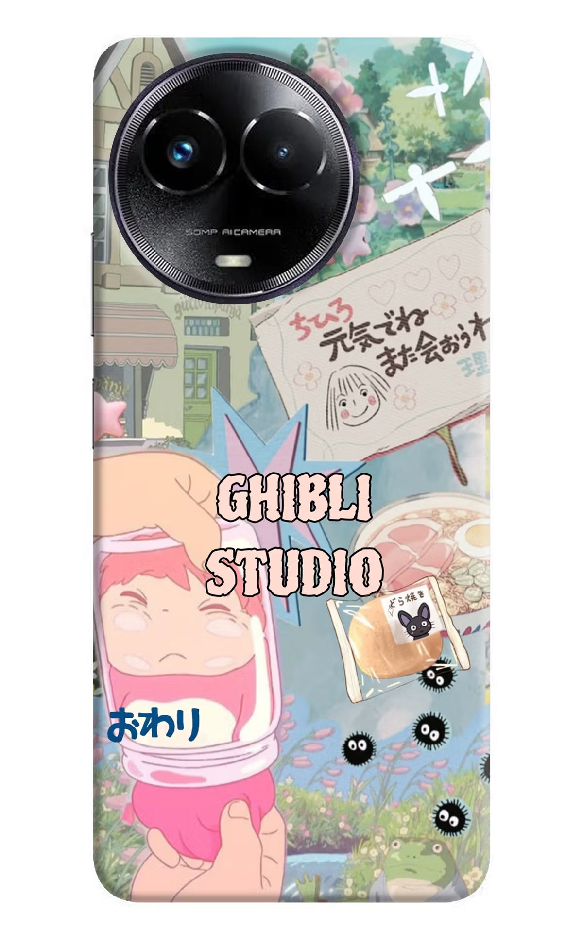 Studio Ghibli Realme Narzo 60x Back Cover - Studio Ghibli Realme Narzo 60x Back Cover Studio Ghibli Realme Narzo 60x Back Cover
