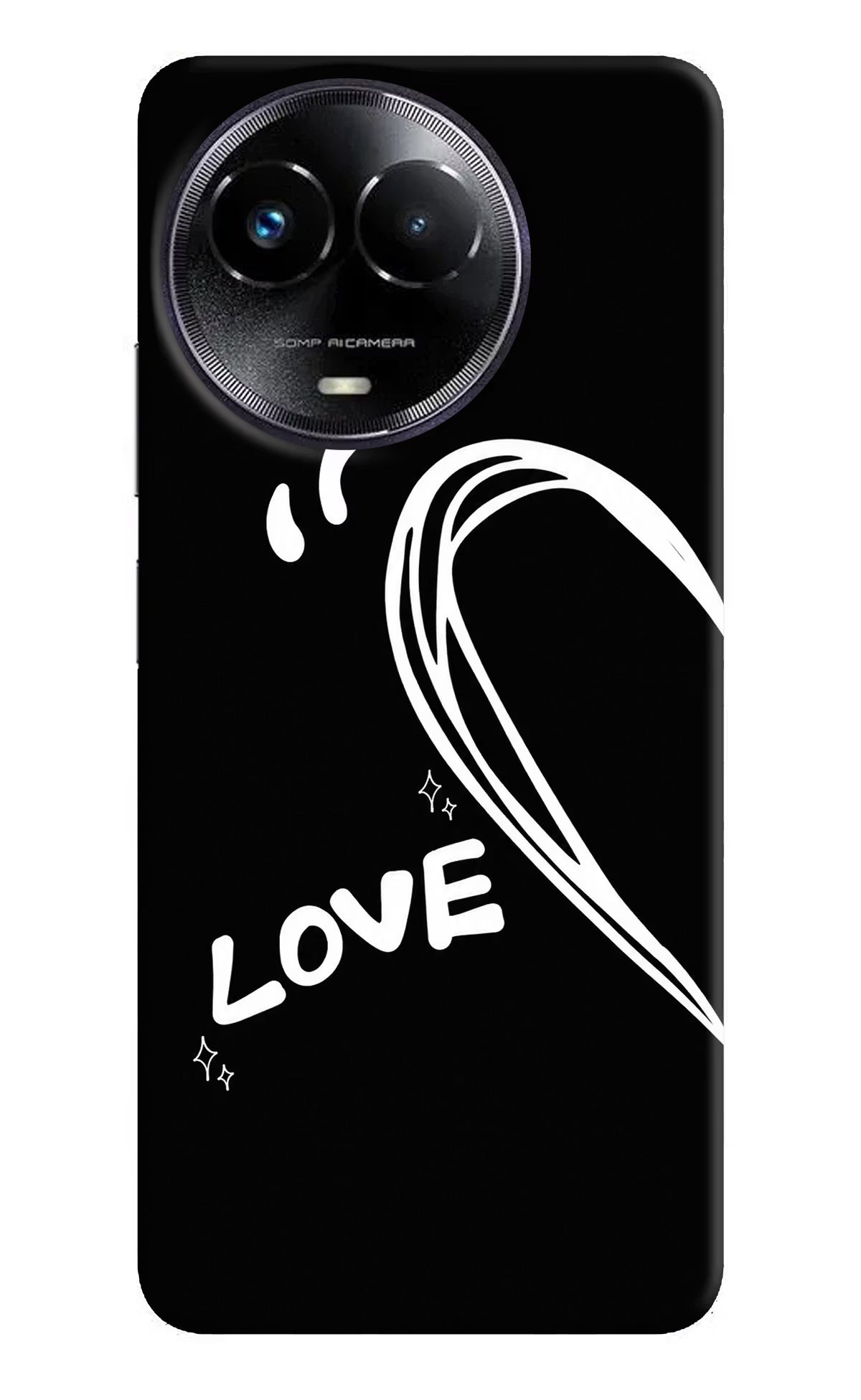 Love Line Realme Narzo 60x Back Cover - Love Line Realme Narzo 60x Back Cover Love Line Realme Narzo 60x Back Cover