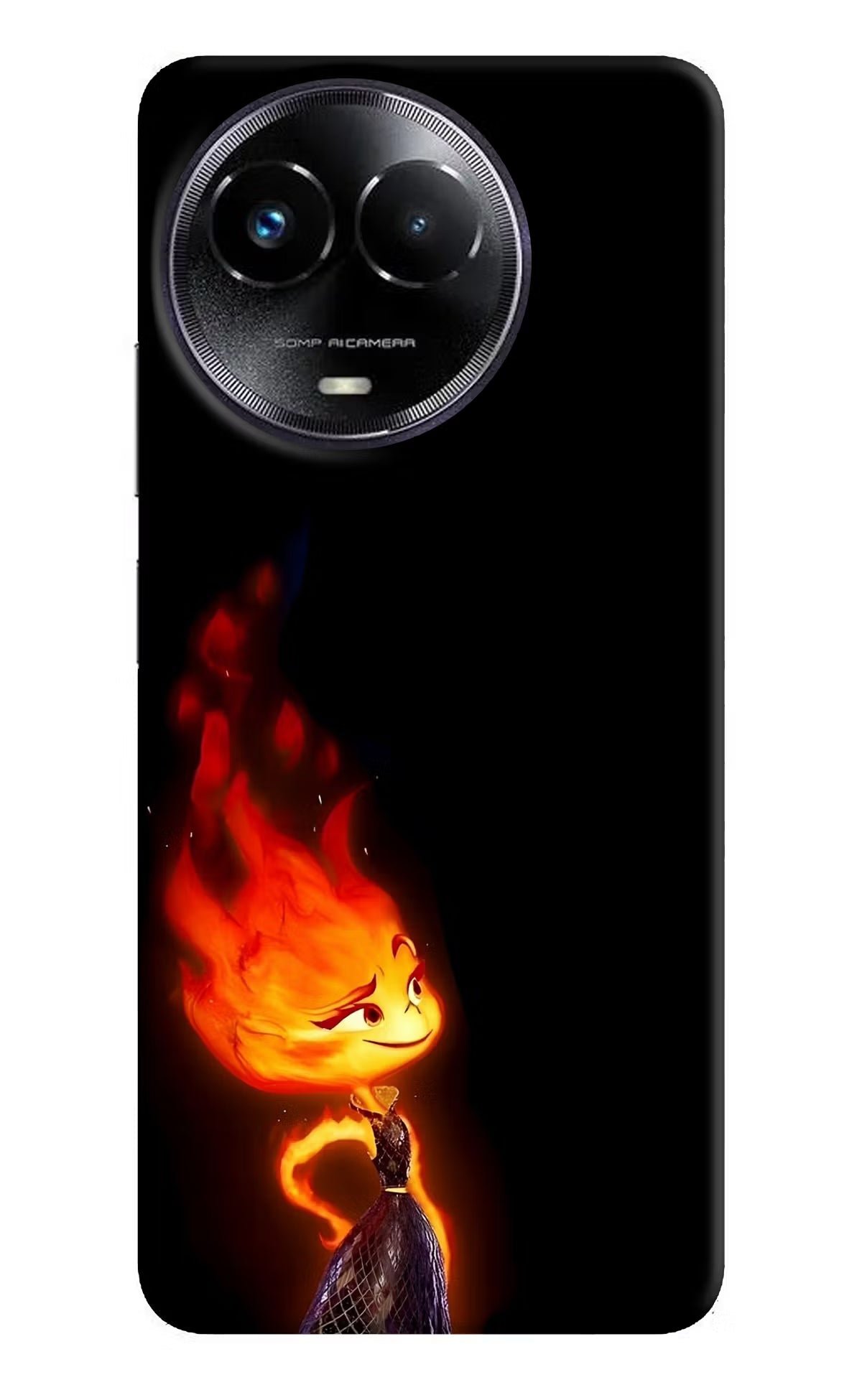 Ember Flame Realme Narzo 60x Back Cover - Ember Flame Realme Narzo 60x Back Cover Ember Flame Realme Narzo 60x Back Cover