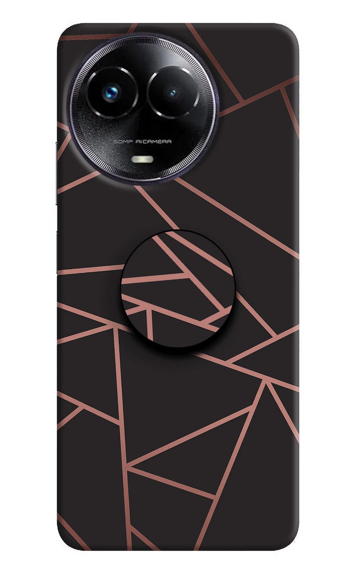 Geometric Pattern Realme Narzo 60x Pop Case - Geometric Pattern Realme Narzo 60x Pop Case by Casekaro Geometric Pattern Realme Narzo 60x Pop Case by Casekaro