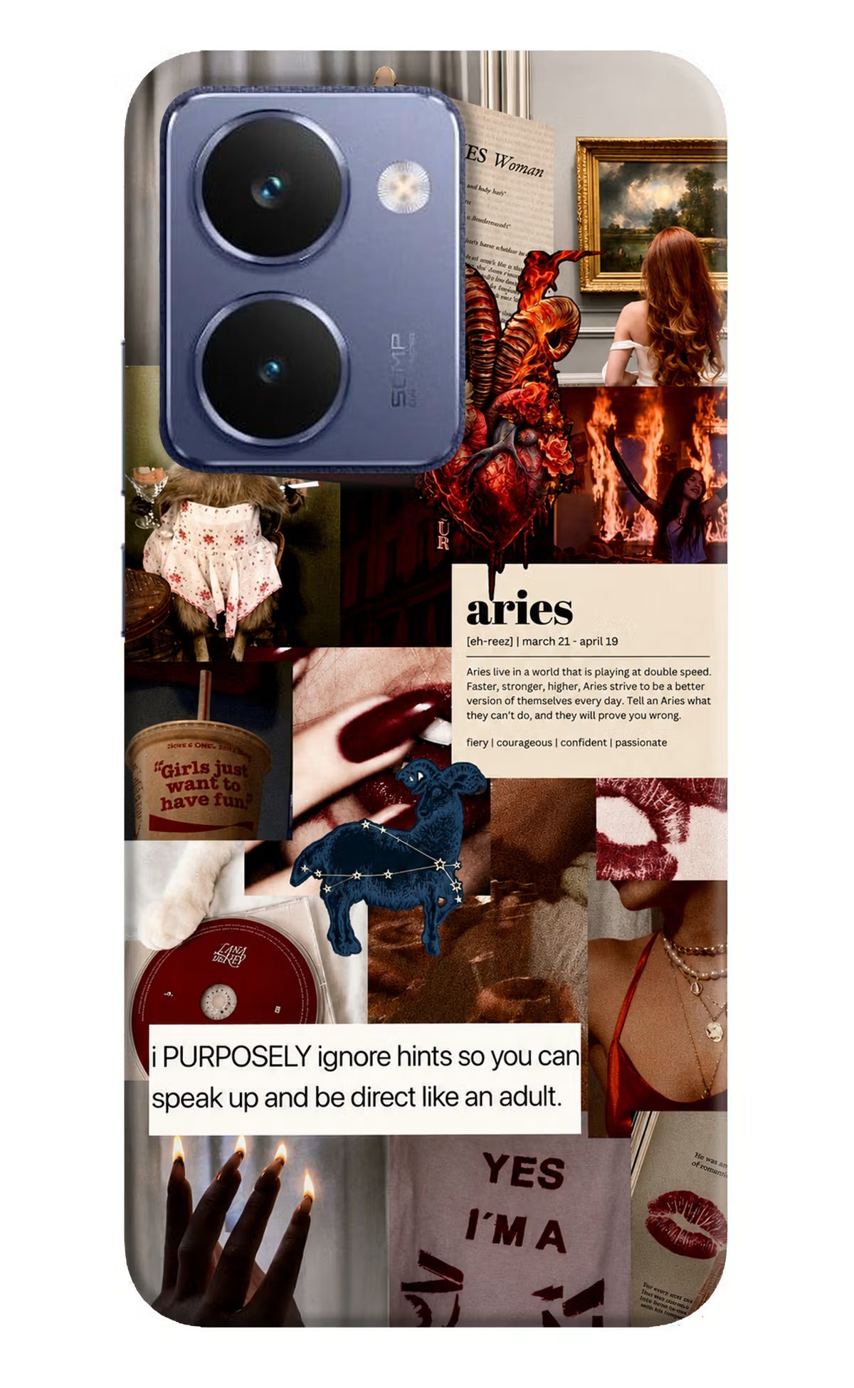 Zodiac Aries Realme P3 Ultra 5G Back Cover - Zodiac Aries Realme P3 Ultra 5G Back Cover Zodiac Aries Realme P3 Ultra 5G Back Cover