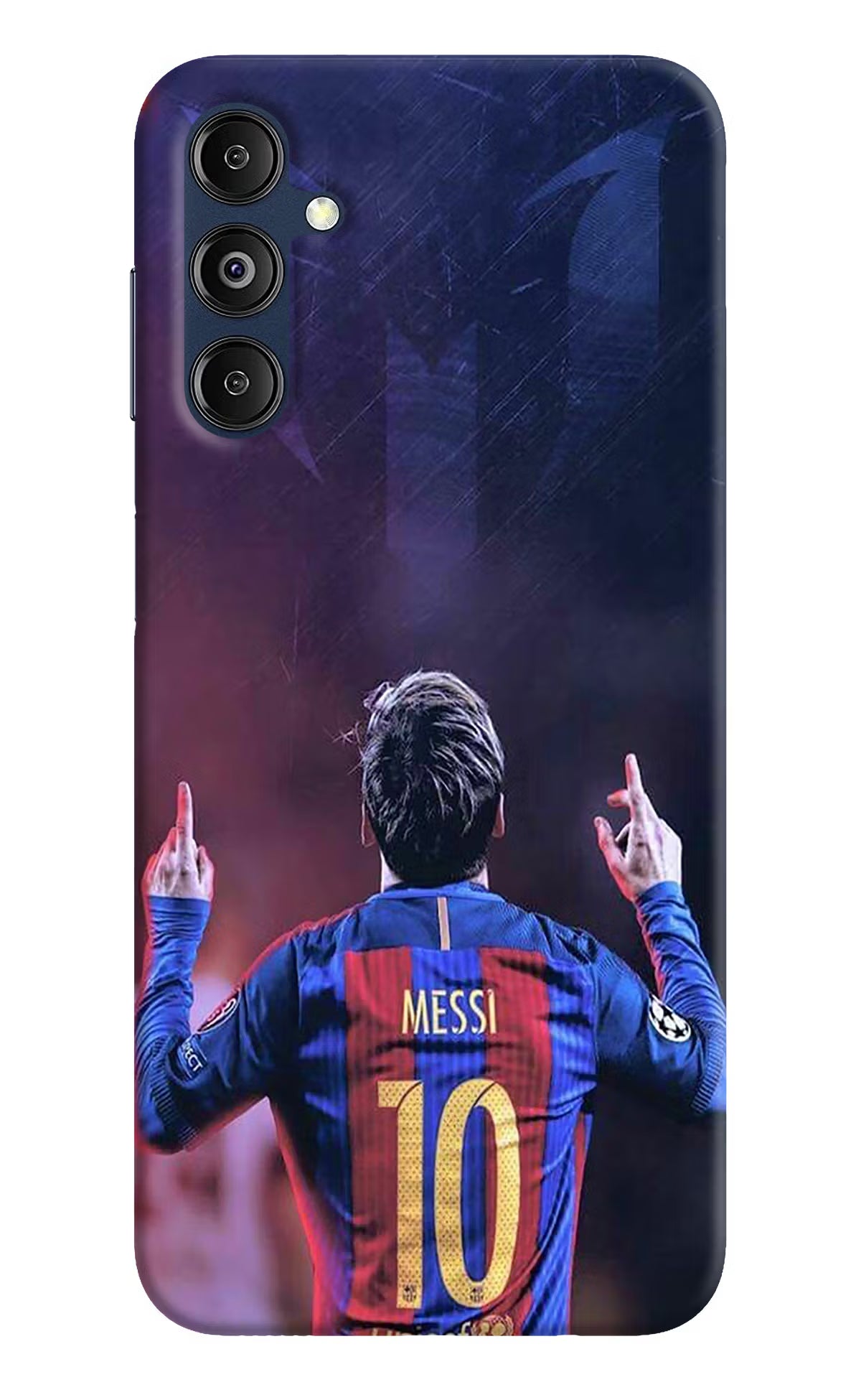 Messi Samsung M14 5G Back Cover - Messi Samsung M14 5G Hard Case Back Cover by Casekaro Messi Samsung M14 5G Hard Case Back Cover by Casekaro