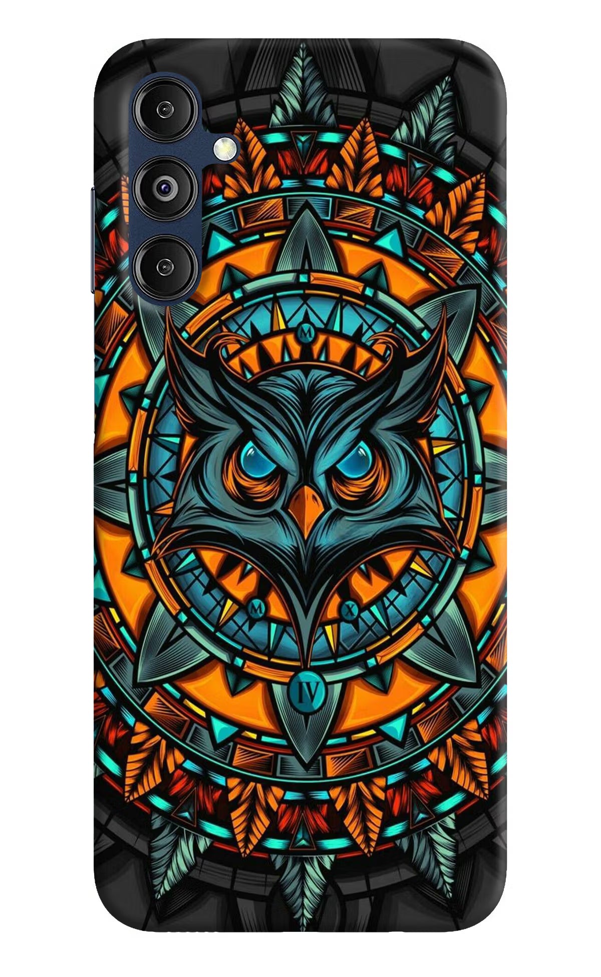 Angry Owl Art Samsung M14 5G Back Cover - Angry Owl Art Samsung M14 5G Hard Case Back Cover by Casekaro Angry Owl Art Samsung M14 5G Hard Case Back Cover by Casekaro