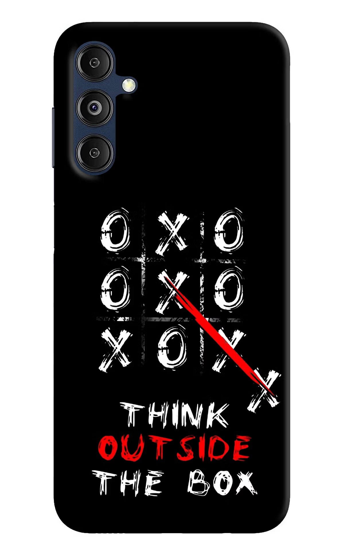 Think out of the BOX Samsung M14 5G Back Cover - Think out of the BOX Samsung M14 5G Hard Case Back Cover by Casekaro Think out of the BOX Samsung M14 5G Hard Case Back Cover by Casekaro