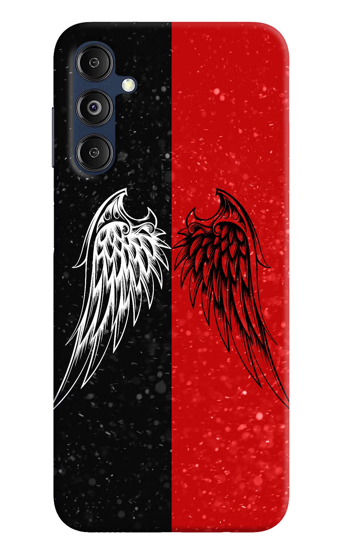 Wings Samsung M14 5G Back Cover - Wings Samsung M14 5G Hard Case Back Cover by Casekaro Wings Samsung M14 5G Hard Case Back Cover by Casekaro