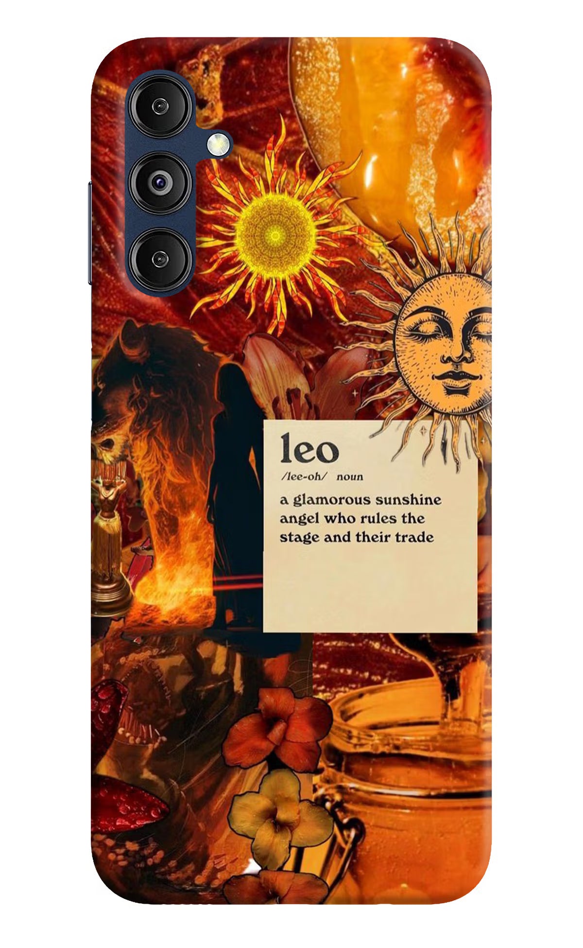Leo Zodiac Samsung M14 5G Back Cover - Leo Zodiac Samsung M14 5G Hard Case Back Cover by Casekaro Leo Zodiac Samsung M14 5G Hard Case Back Cover by Casekaro