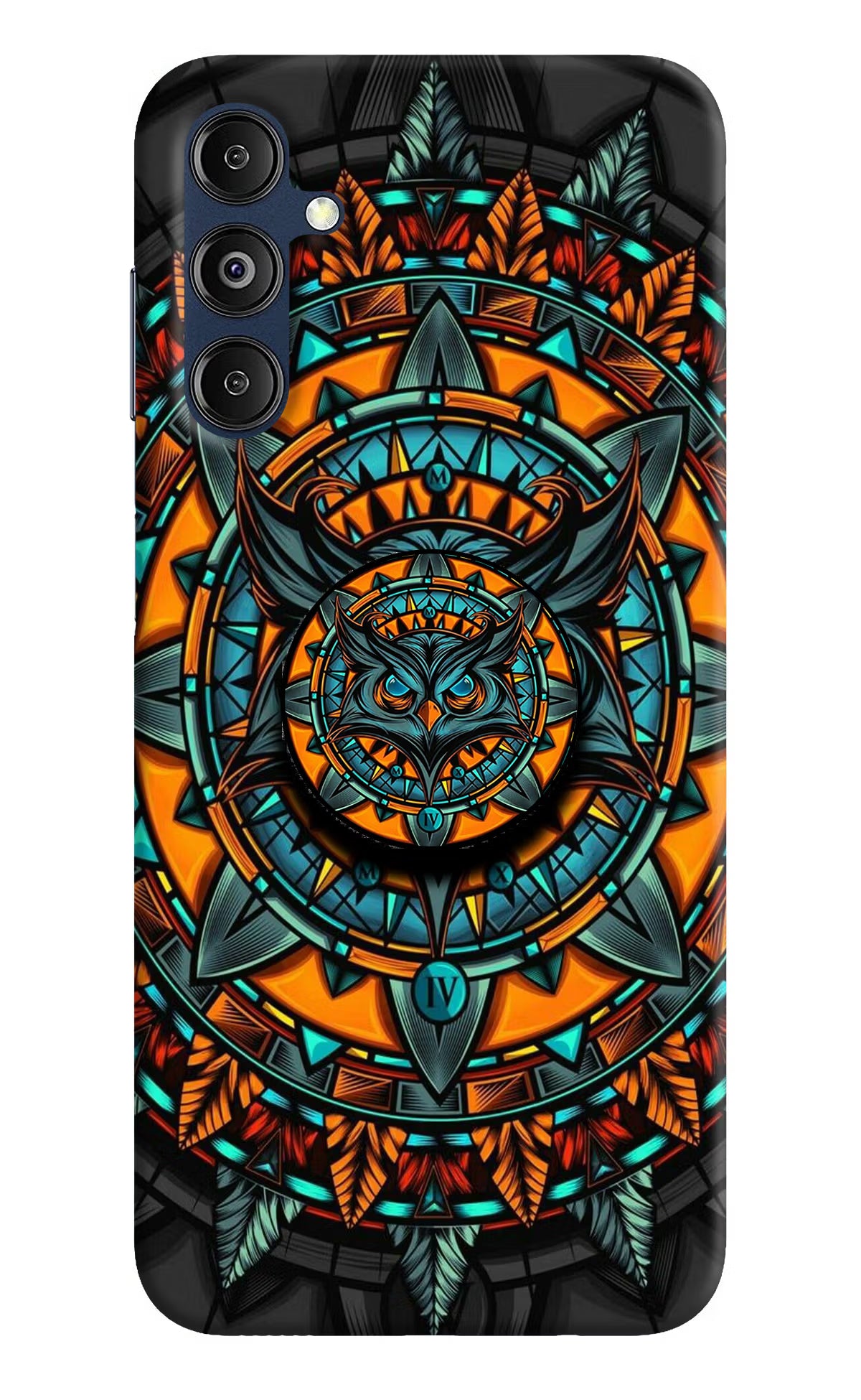 Angry Owl Samsung M14 5G Pop Case - Angry Owl Samsung M14 5G Pop Case by Casekaro Angry Owl Samsung M14 5G Pop Case by Casekaro