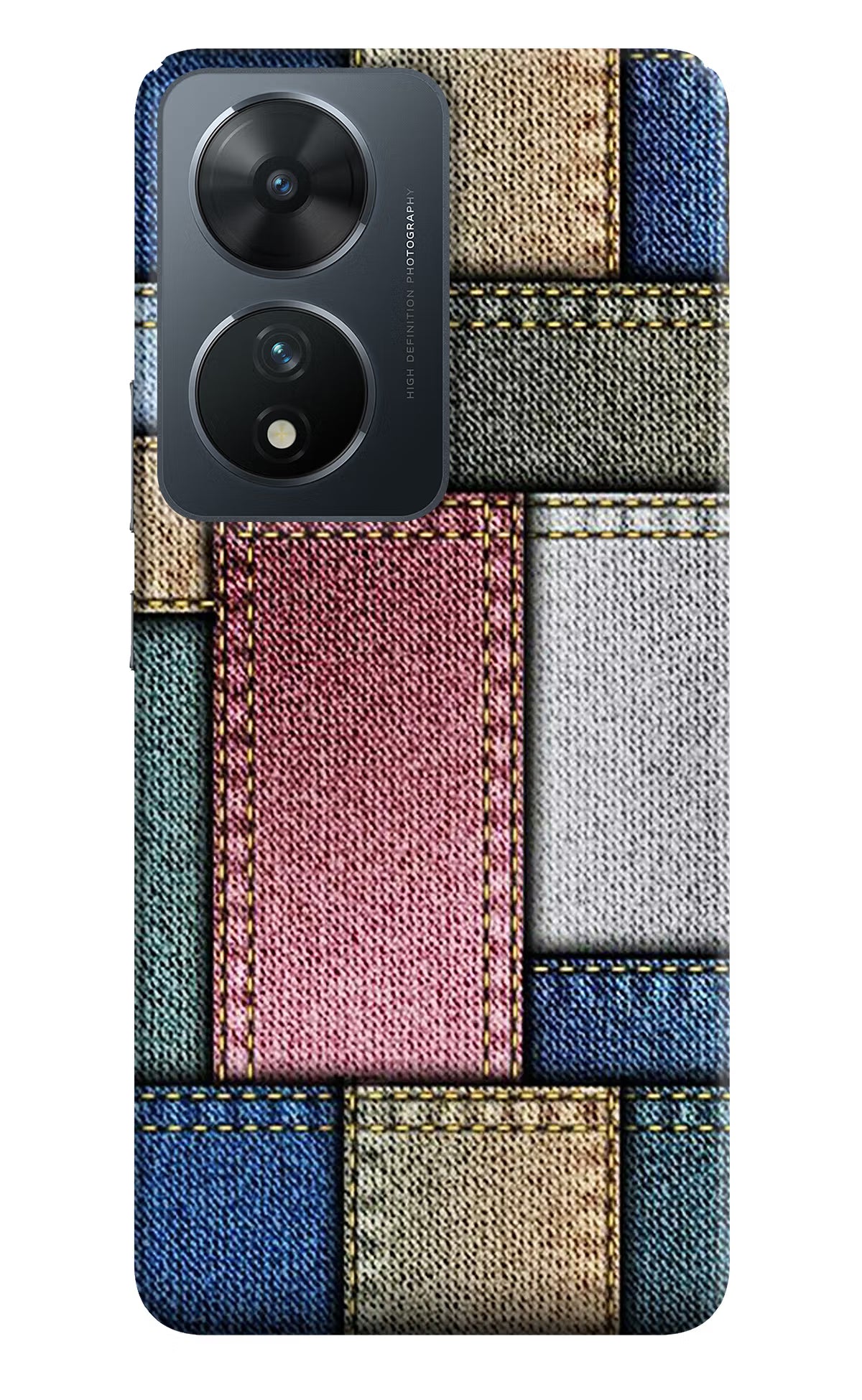 Multicolor Jeans Vivo T2 5G Back Cover - Multicolor Jeans Vivo T2 5G Back Cover Multicolor Jeans Vivo T2 5G Back Cover