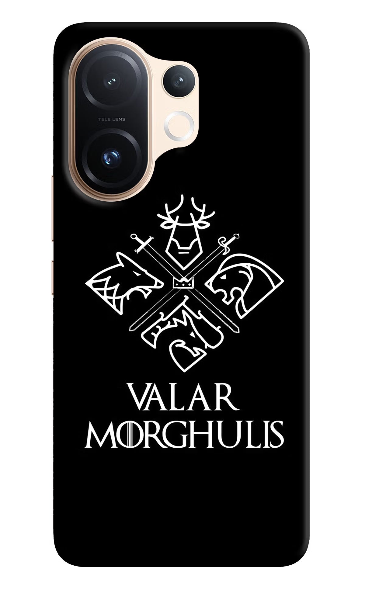 Valar Morghulis | Game Of Thrones Vivo T4 Pro 5G Back Cover - Valar Morghulis | Game Of Thrones Vivo T4 Pro 5G Hard Case Back Cover by Casekaro Valar Morghulis | Game Of Thrones Vivo T4 Pro 5G Hard Case Back Cover by Casekaro