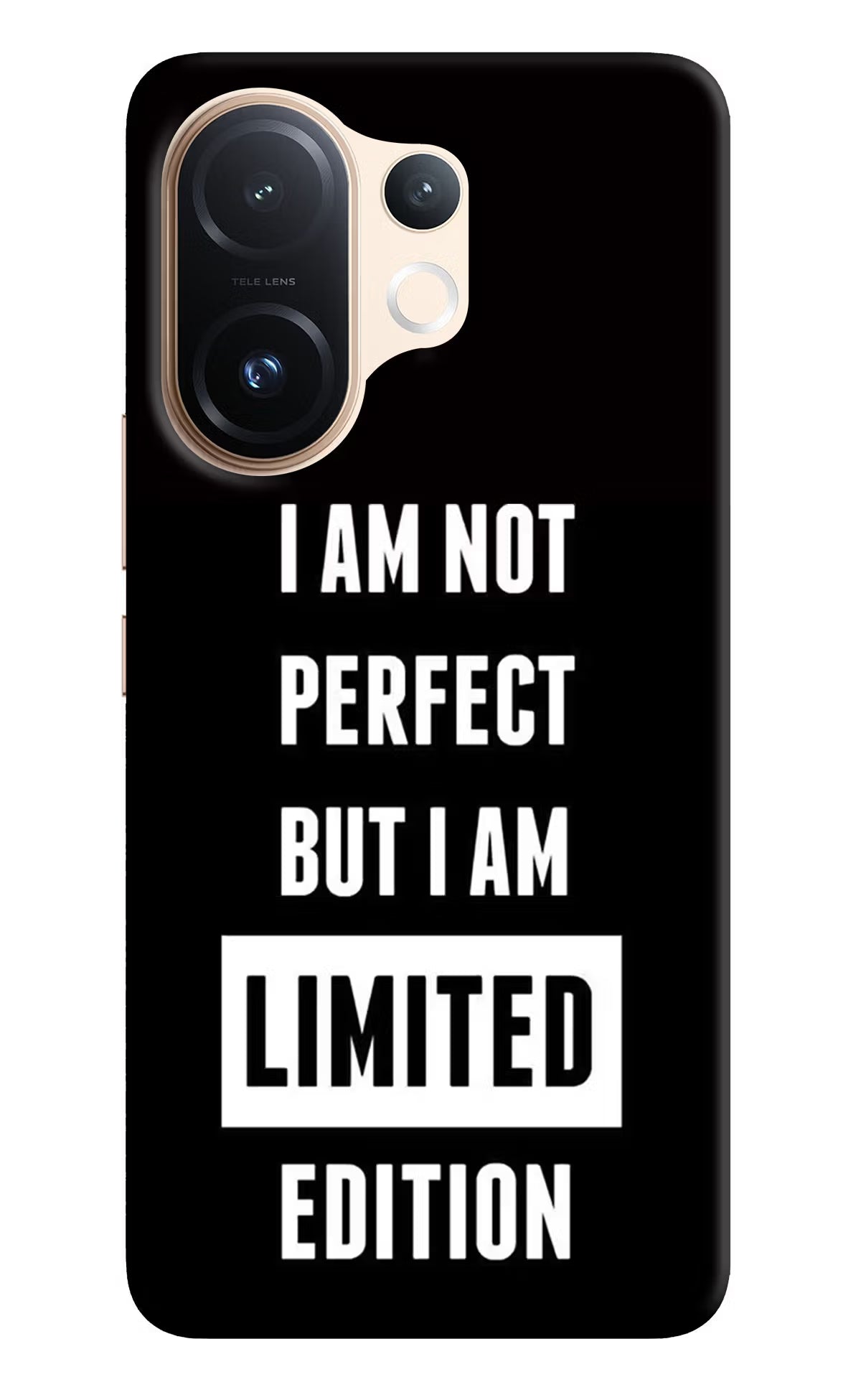 I Am Not Perfect But I Am Limited Edition Vivo T4 Pro 5G Back Cover - I Am Not Perfect But I Am Limited Edition Vivo T4 Pro 5G Hard Case Back Cover by Casekaro I Am Not Perfect But I Am Limited Edition Vivo T4 Pro 5G Hard Case Back Cover by Casekaro