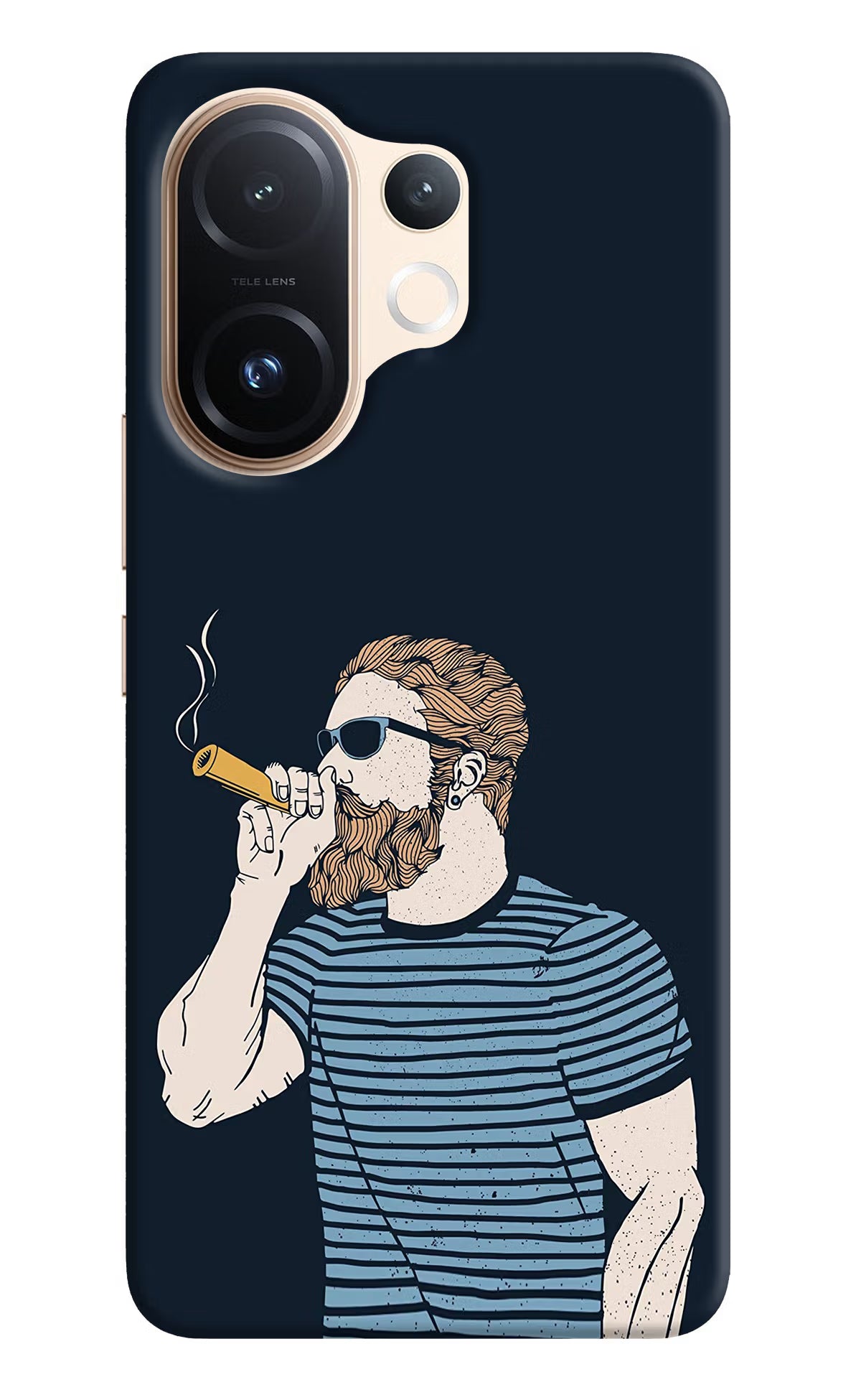 Smoking Vivo T4 Pro 5G Back Cover - Smoking Vivo T4 Pro 5G Hard Case Back Cover by Casekaro Smoking Vivo T4 Pro 5G Hard Case Back Cover by Casekaro