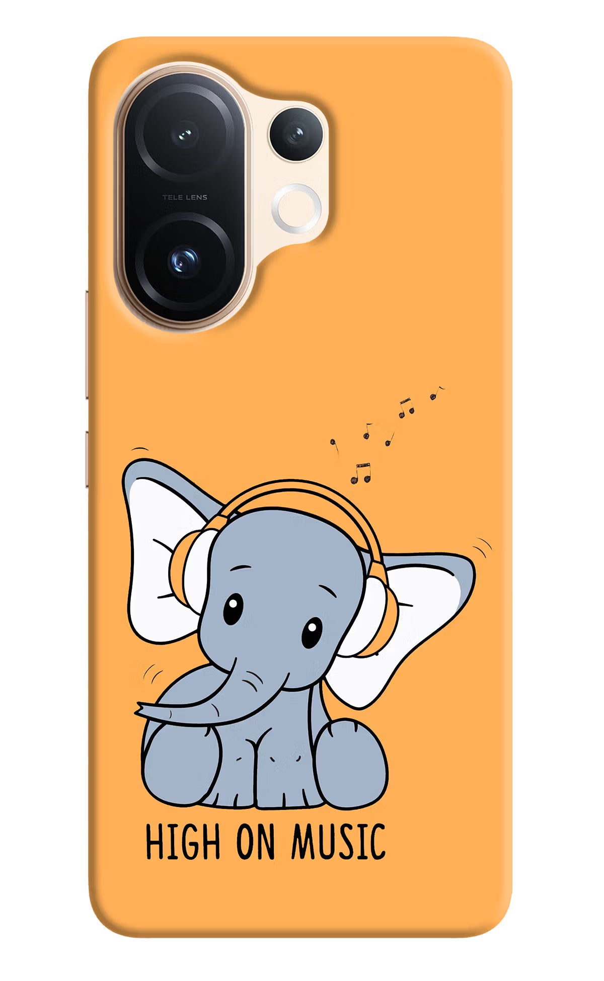 High On Music Vivo T4 Pro 5G Back Cover - High On Music Vivo T4 Pro 5G Hard Case Back Cover by Casekaro High On Music Vivo T4 Pro 5G Hard Case Back Cover by Casekaro