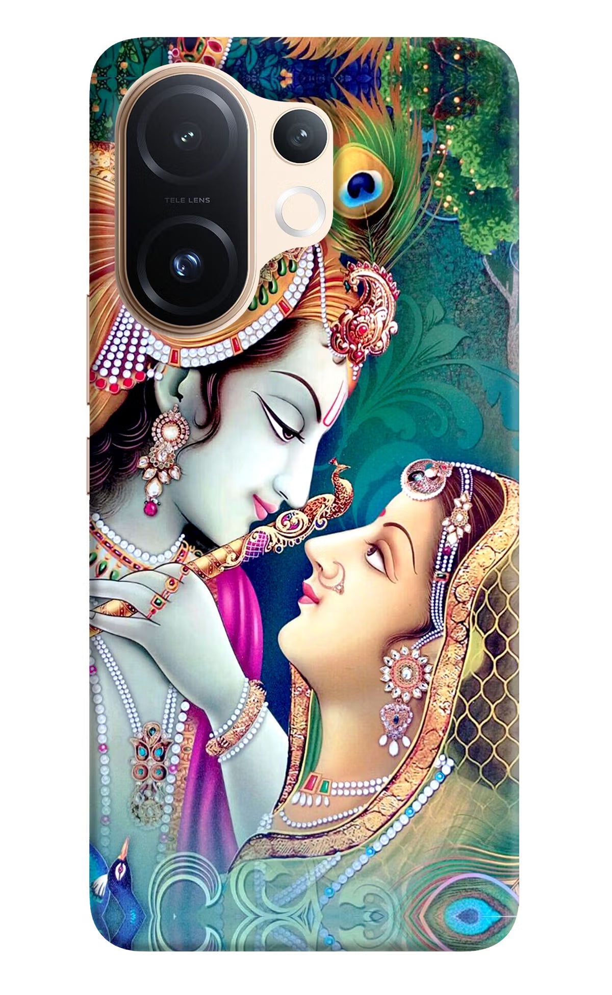 Lord Radha Krishna Vivo T4 Pro 5G Back Cover - Lord Radha Krishna Vivo T4 Pro 5G Hard Case Back Cover by Casekaro Lord Radha Krishna Vivo T4 Pro 5G Hard Case Back Cover by Casekaro