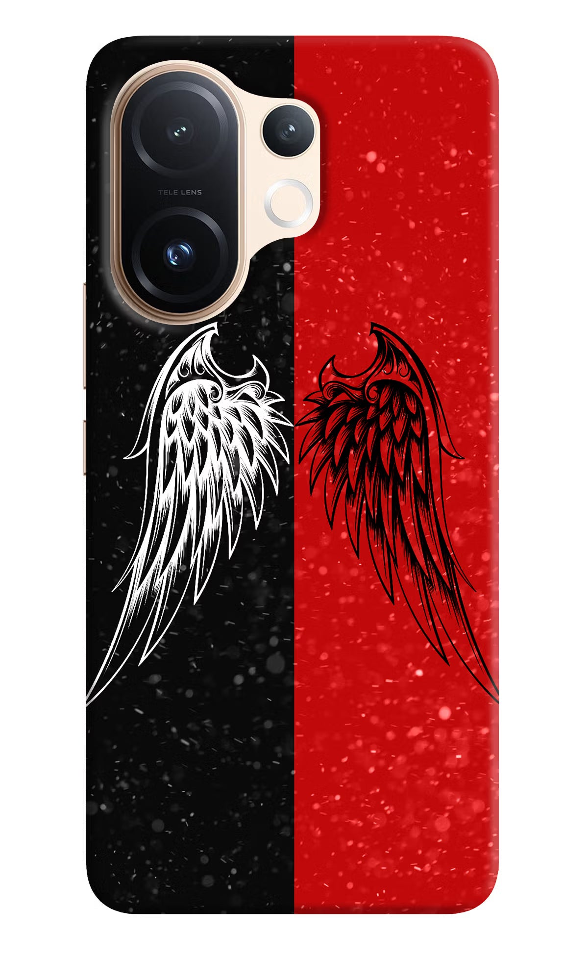 Wings Vivo T4 Pro 5G Back Cover - Wings Vivo T4 Pro 5G Hard Case Back Cover by Casekaro Wings Vivo T4 Pro 5G Hard Case Back Cover by Casekaro