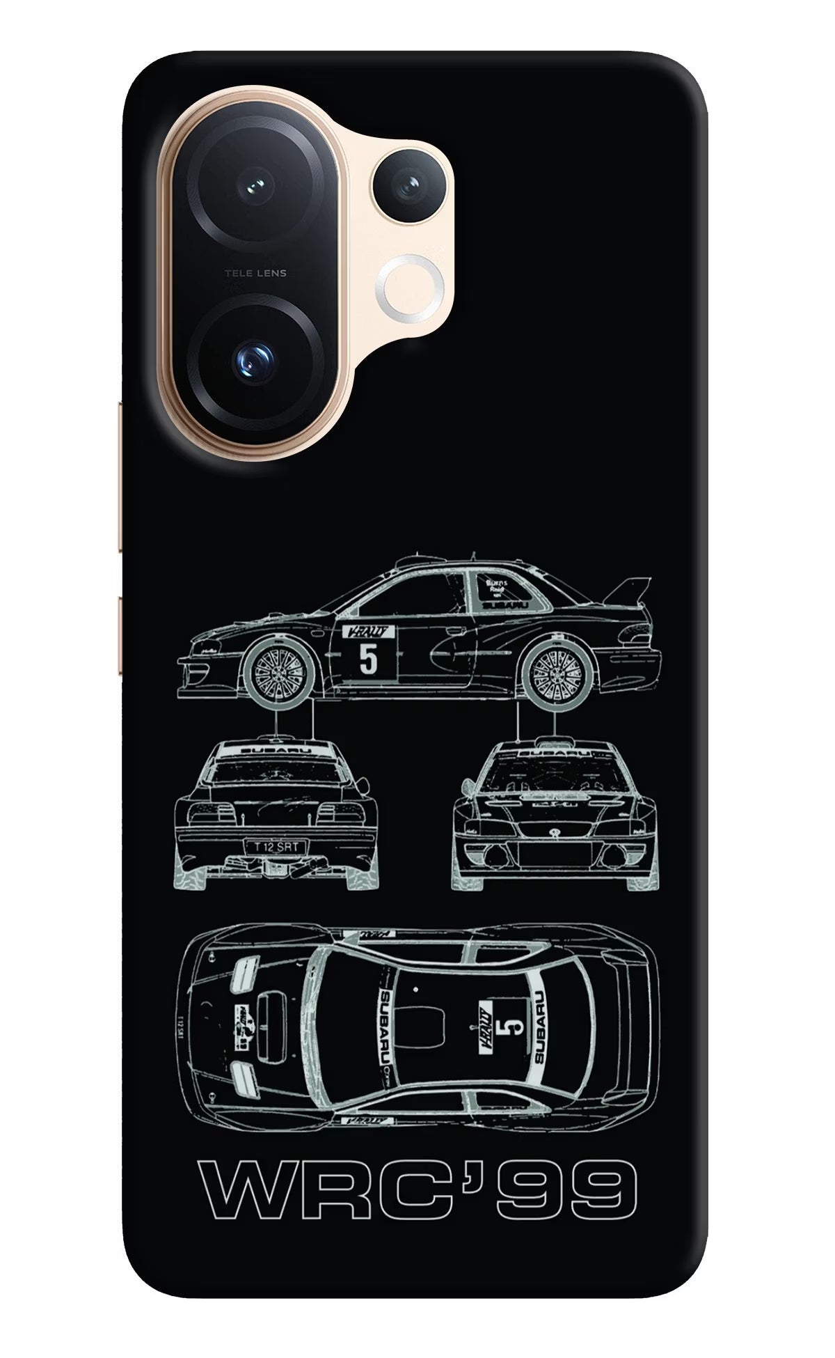 WRC'99 Vivo T4 Pro 5G Back Cover - WRC'99 Vivo T4 Pro 5G Hard Case Back Cover by Casekaro WRC'99 Vivo T4 Pro 5G Hard Case Back Cover by Casekaro