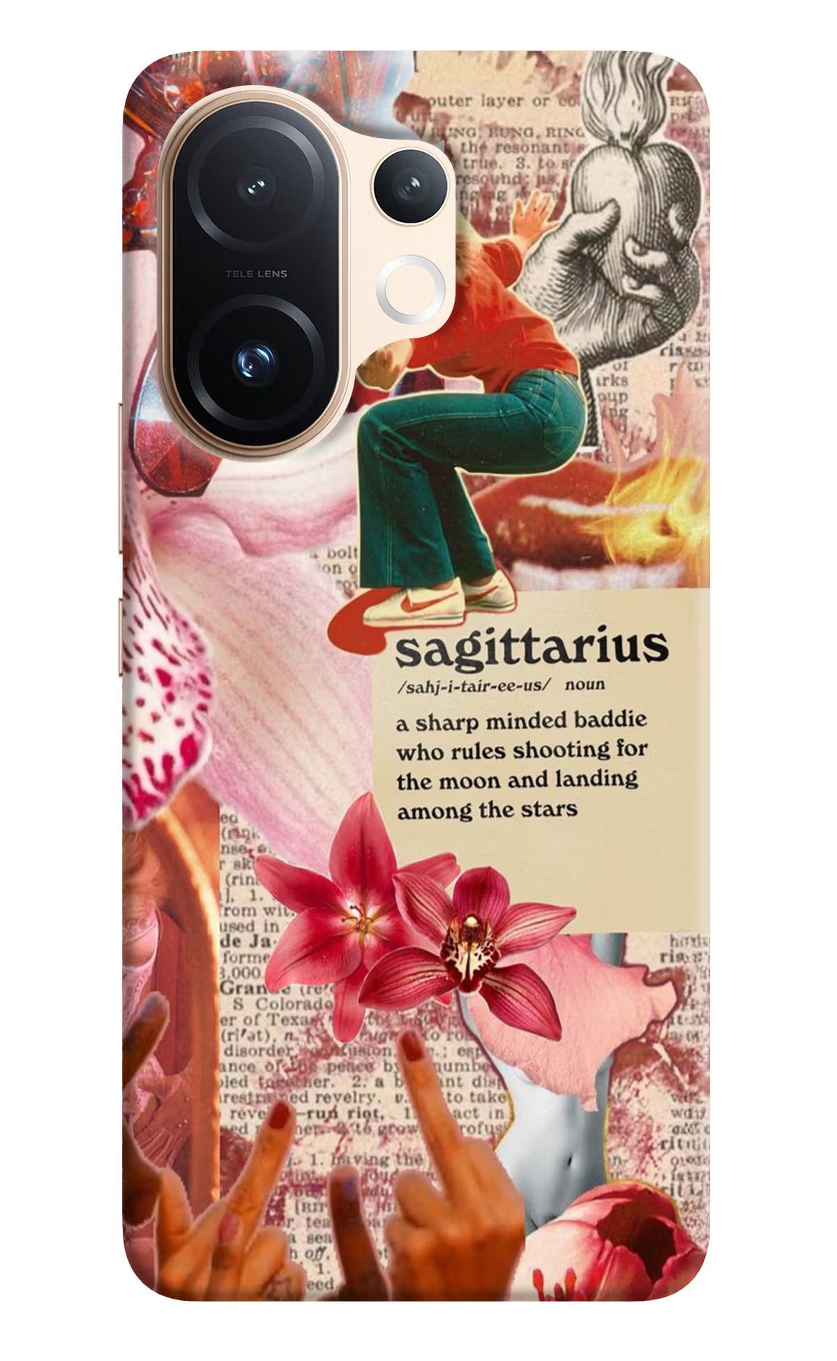 Sagittarius Zodiac Vivo T4 Pro 5G Back Cover - Sagittarius Zodiac Vivo T4 Pro 5G Hard Case Back Cover by Casekaro Sagittarius Zodiac Vivo T4 Pro 5G Hard Case Back Cover by Casekaro
