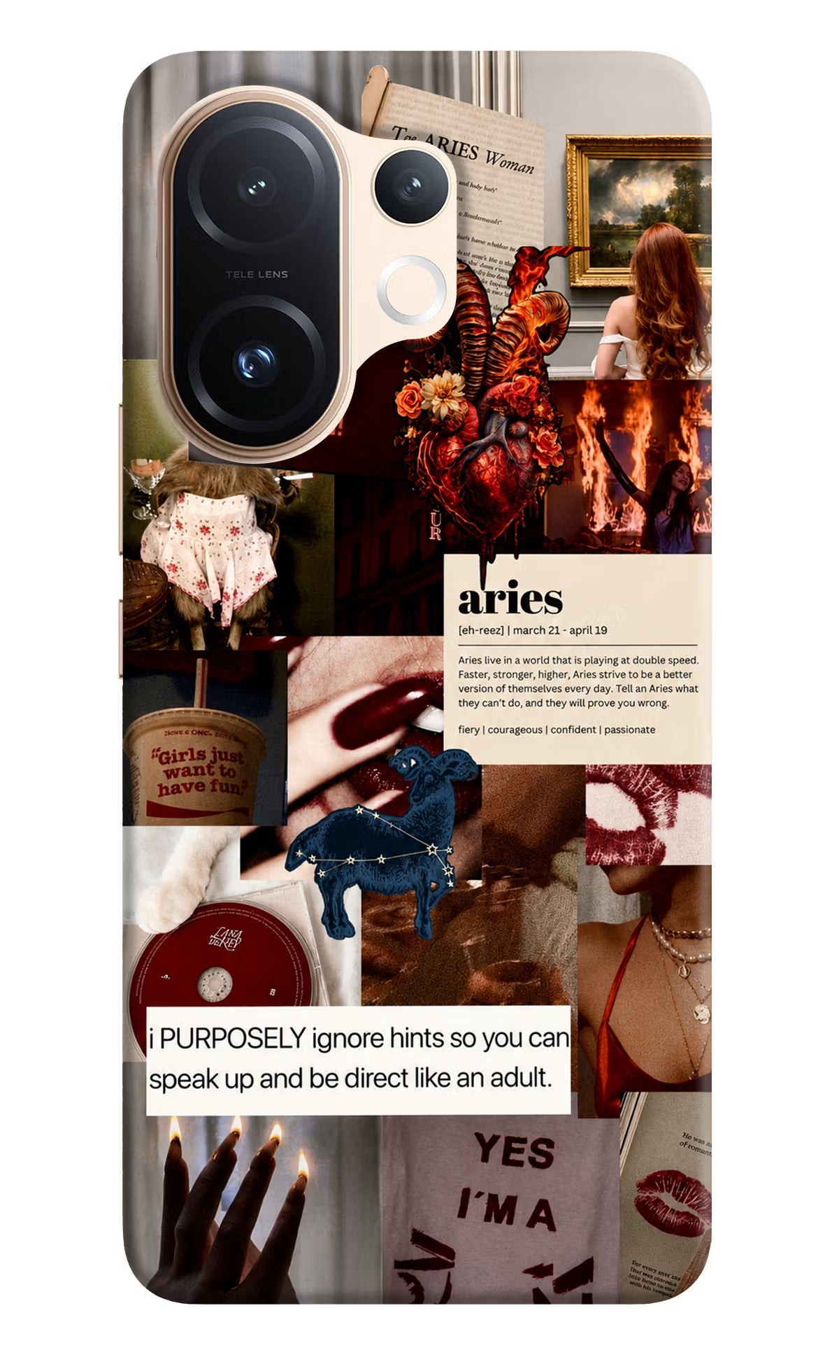 Zodiac Aries Vivo T4 Pro 5G Back Cover - Zodiac Aries Vivo T4 Pro 5G Back Cover Zodiac Aries Vivo T4 Pro 5G Back Cover