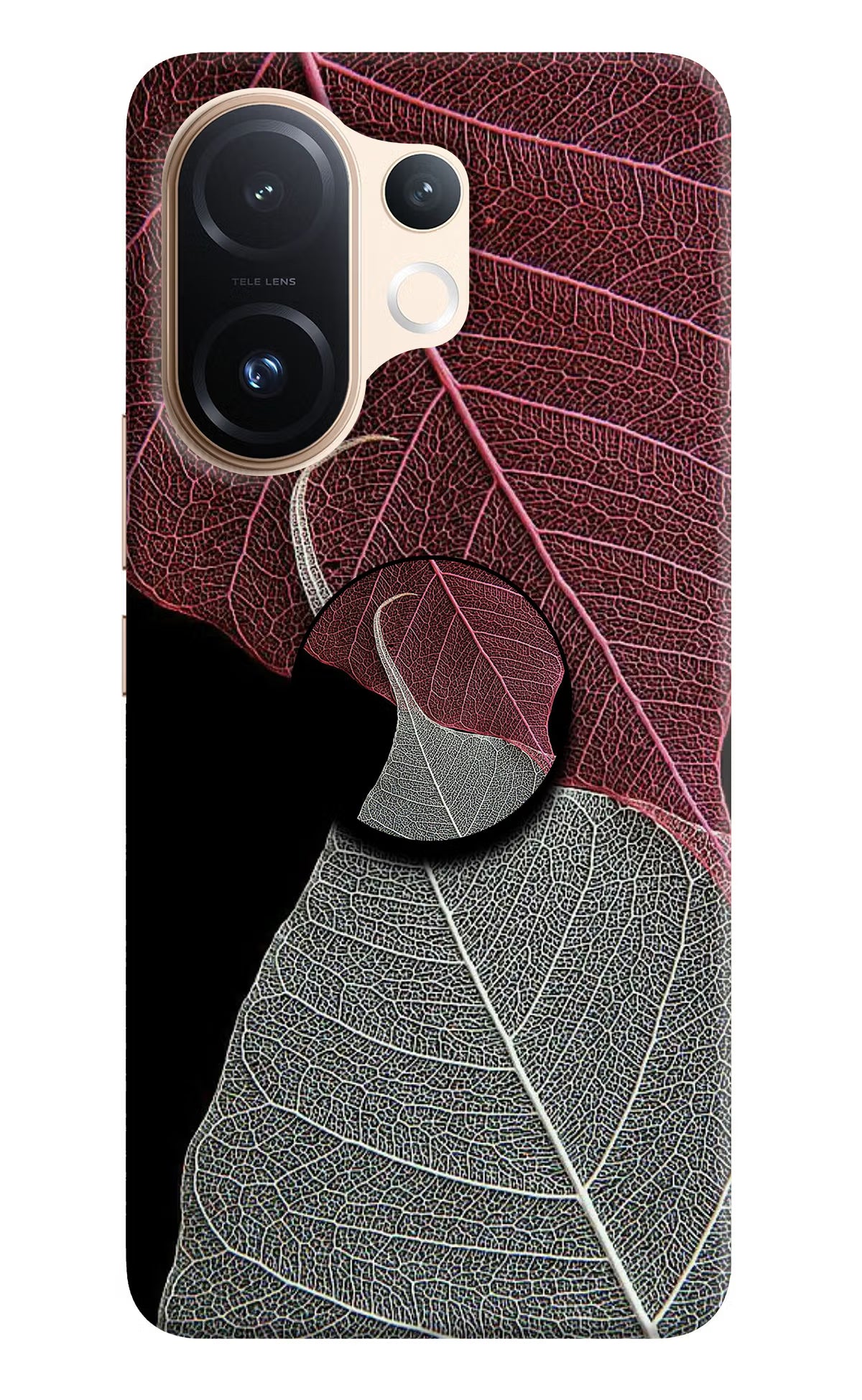 Leaf Pattern Vivo T4 Pro 5G Pop Case - Leaf Pattern Vivo T4 Pro 5G Pop Case by Casekaro Leaf Pattern Vivo T4 Pro 5G Pop Case by Casekaro