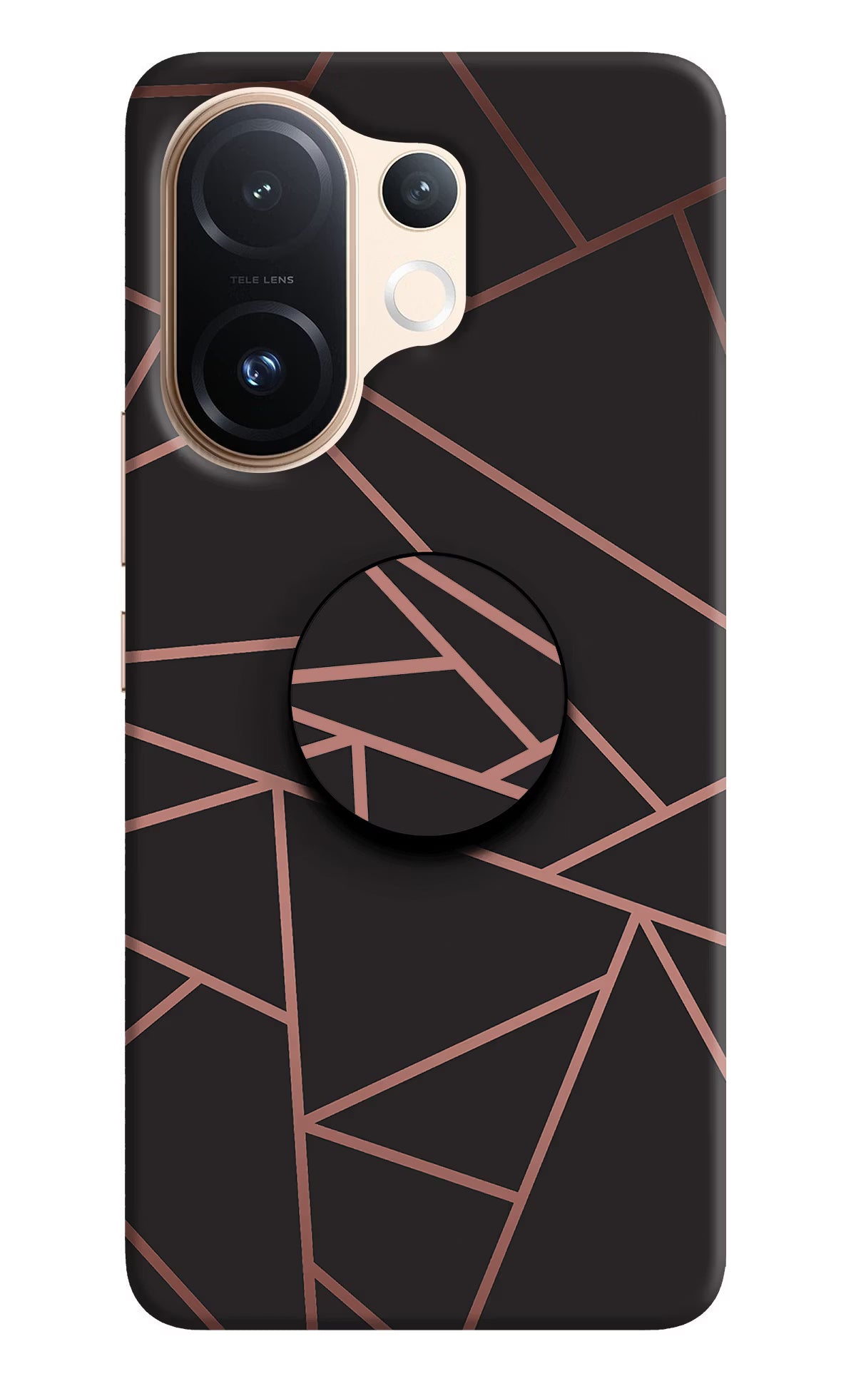 Geometric Pattern Vivo T4 Pro 5G Pop Case - Geometric Pattern Vivo T4 Pro 5G Pop Case by Casekaro Geometric Pattern Vivo T4 Pro 5G Pop Case by Casekaro