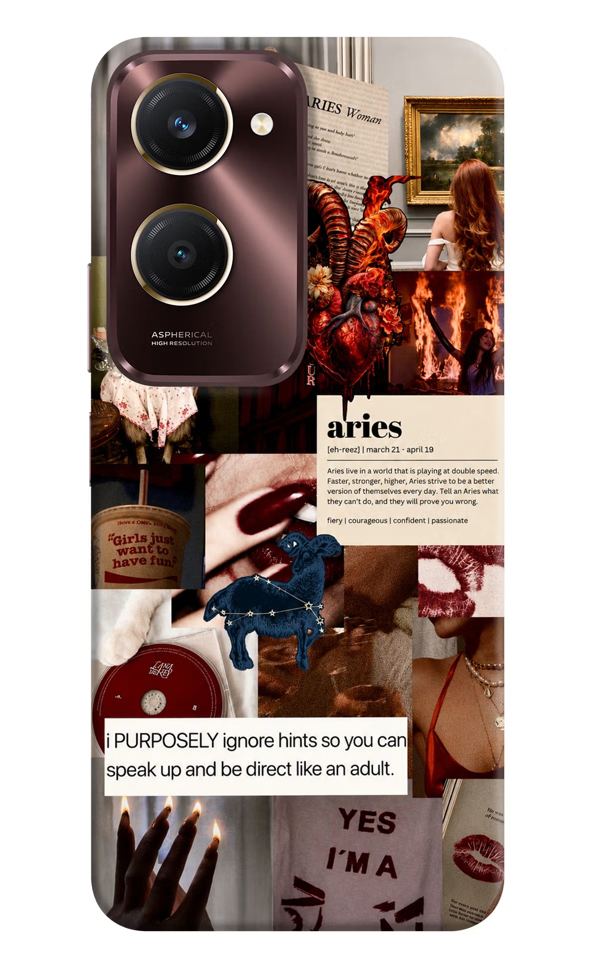 Zodiac Aries Vivo Y28s 5G Back Cover - Zodiac Aries Vivo Y28s 5G Back Cover Zodiac Aries Vivo Y28s 5G Back Cover