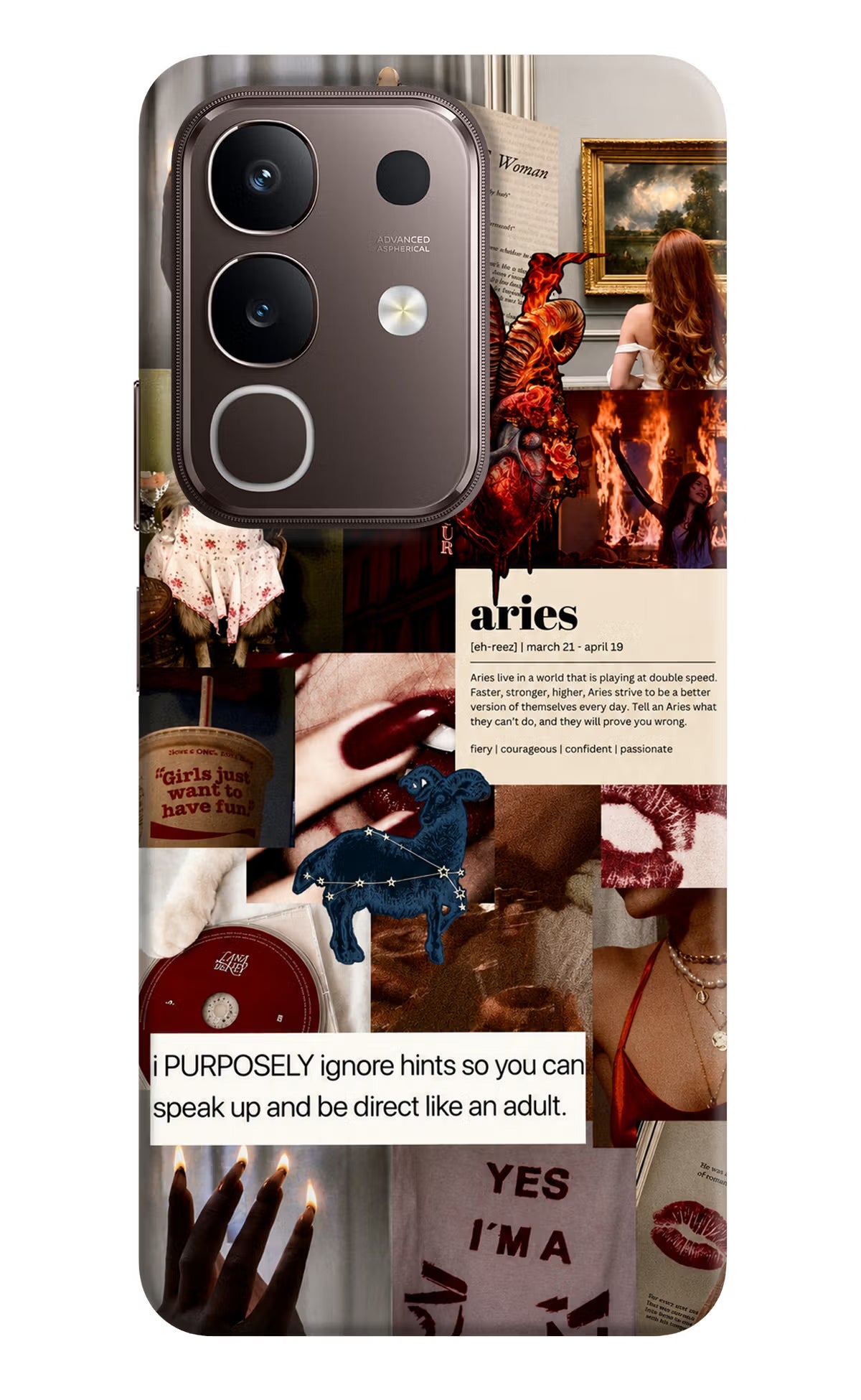 Zodiac Aries Vivo Y31 Pro 5G Back Cover - Zodiac Aries Vivo Y31 Pro 5G Back Cover Zodiac Aries Vivo Y31 Pro 5G Back Cover