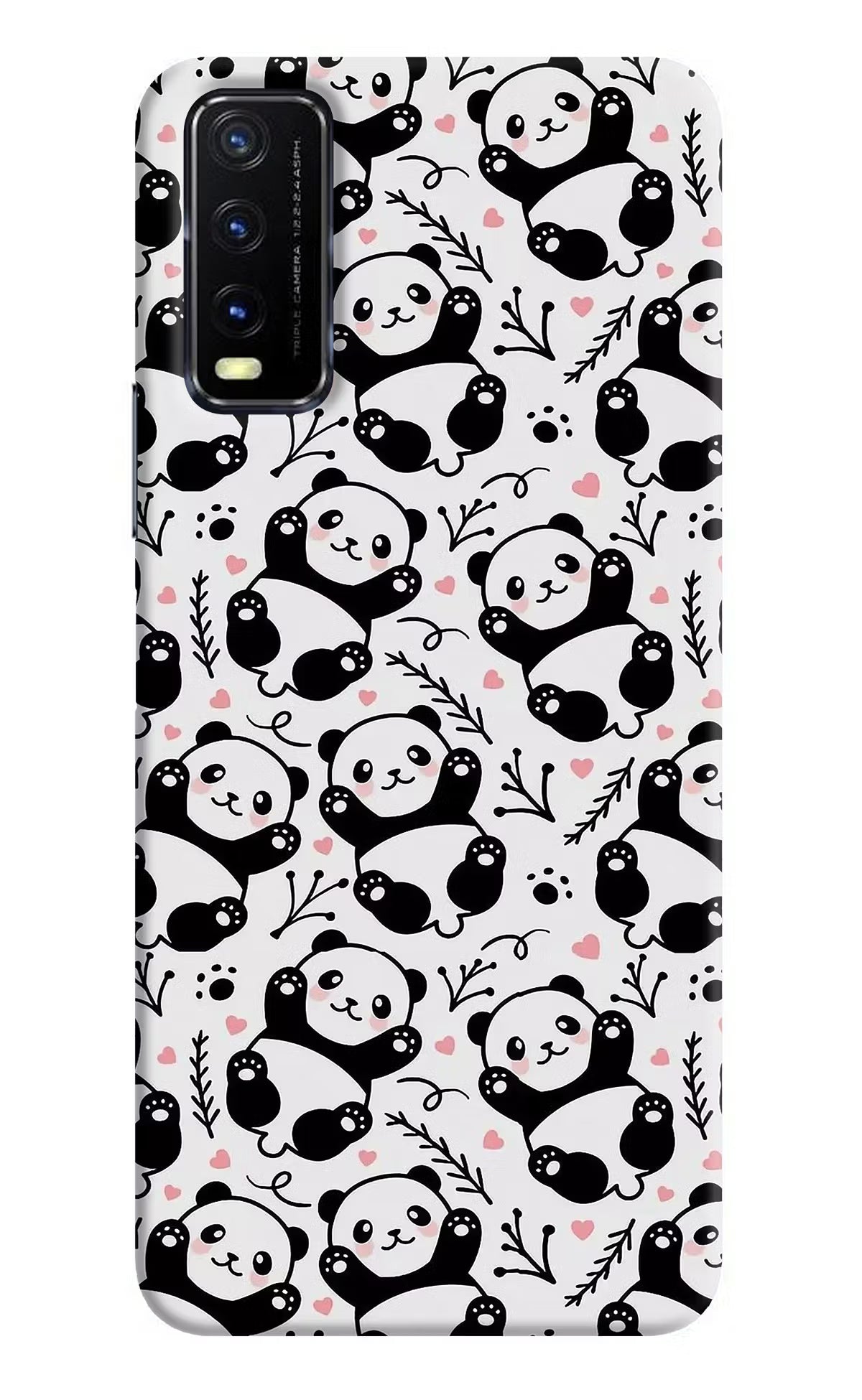 Cute Panda Vivo Y20G Back Cover - Cute Panda Vivo Y20G Back Cover Cute Panda Vivo Y20G Back Cover