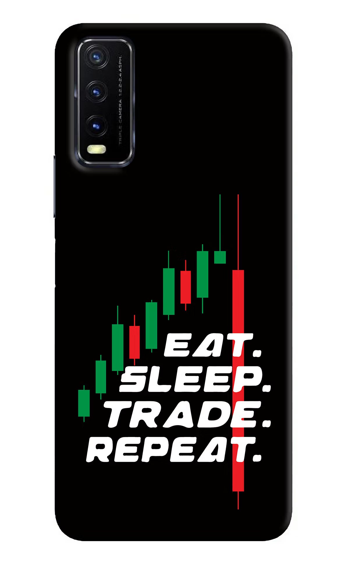 Eat Sleep Trade Repeat Vivo Y20G Back Cover - Eat Sleep Trade Repeat Vivo Y20G Back Cover Eat Sleep Trade Repeat Vivo Y20G Back Cover
