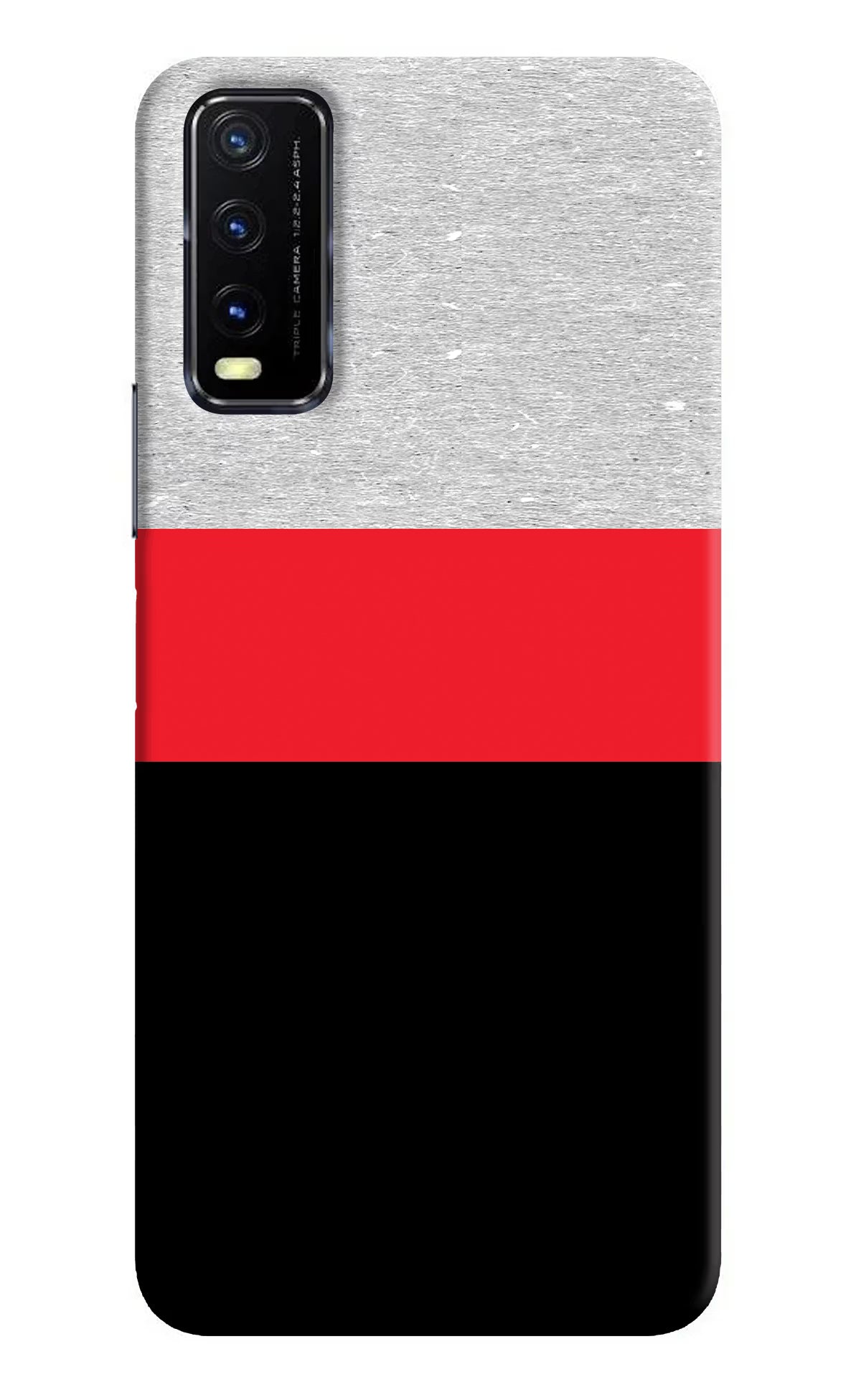 Tri Color Pattern Vivo Y20G Back Cover - Tri Color Pattern Vivo Y20G Back Cover Tri Color Pattern Vivo Y20G Back Cover