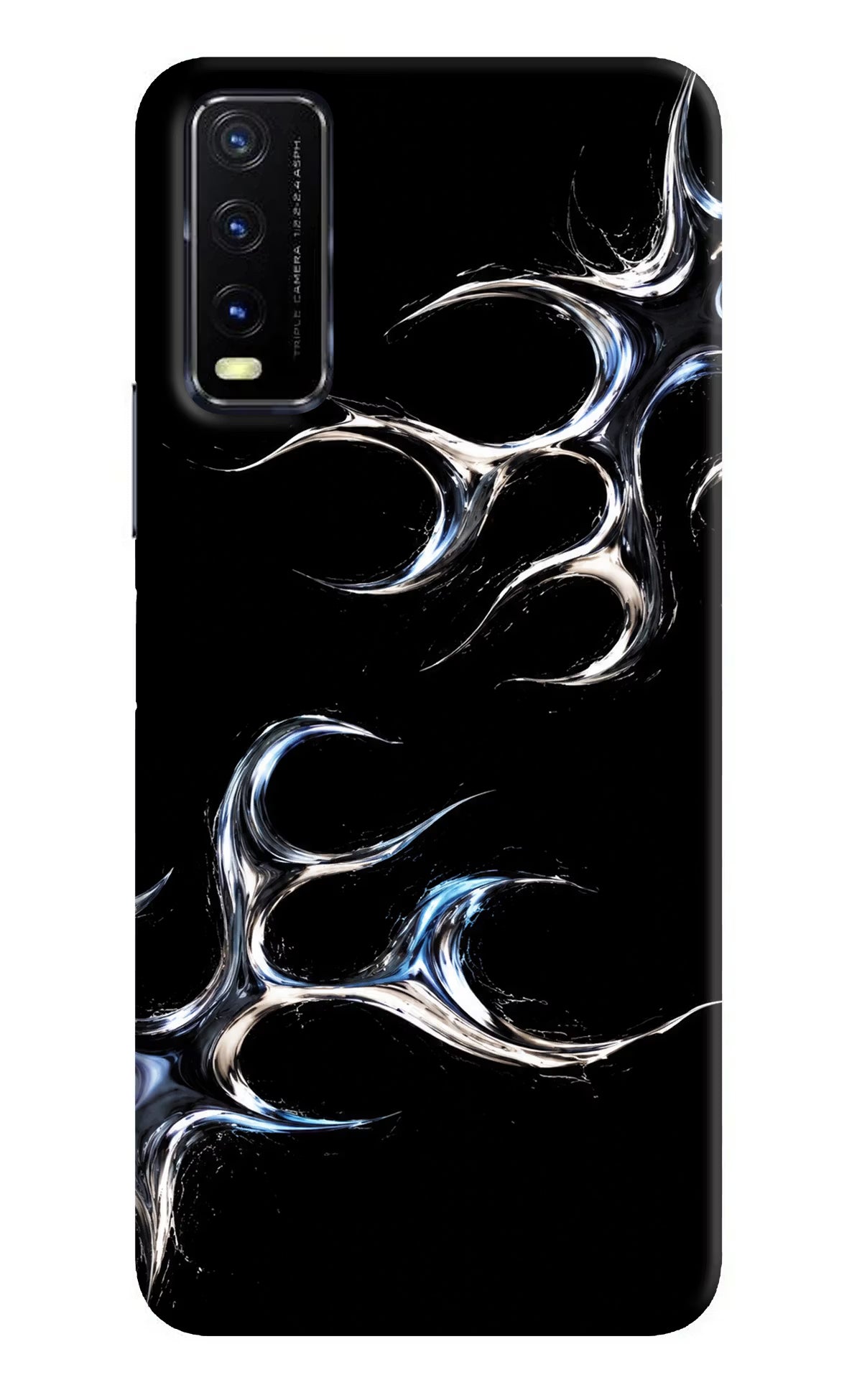 Chrome Tribal Vivo Y20G Back Cover - Chrome Tribal Vivo Y20G Hard Case Back Cover by Casekaro Chrome Tribal Vivo Y20G Hard Case Back Cover by Casekaro