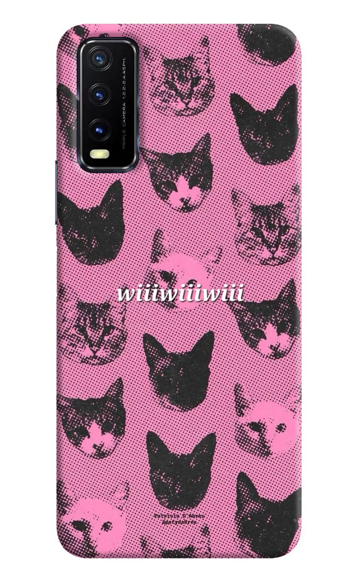 Pink Cats Vivo Y20G Back Cover - Pink Cats Vivo Y20G Back Cover Pink Cats Vivo Y20G Back Cover